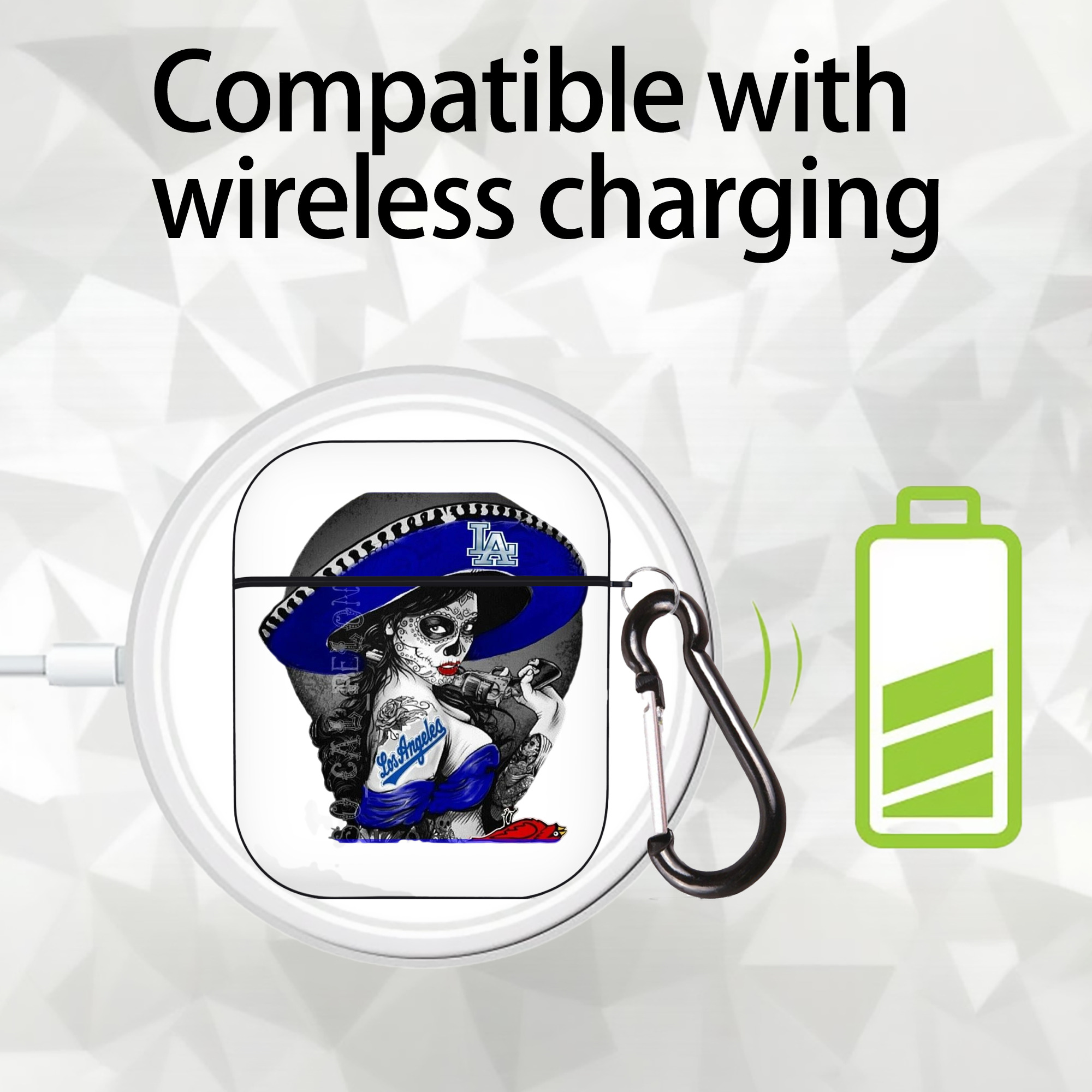  AirPods 2 Case Hard Shell Black, Flexible PC Material, Precise Cutouts, Full Protection, Anti-Fingerprint, Washable, Includes Keychain – Durable & Slim Design