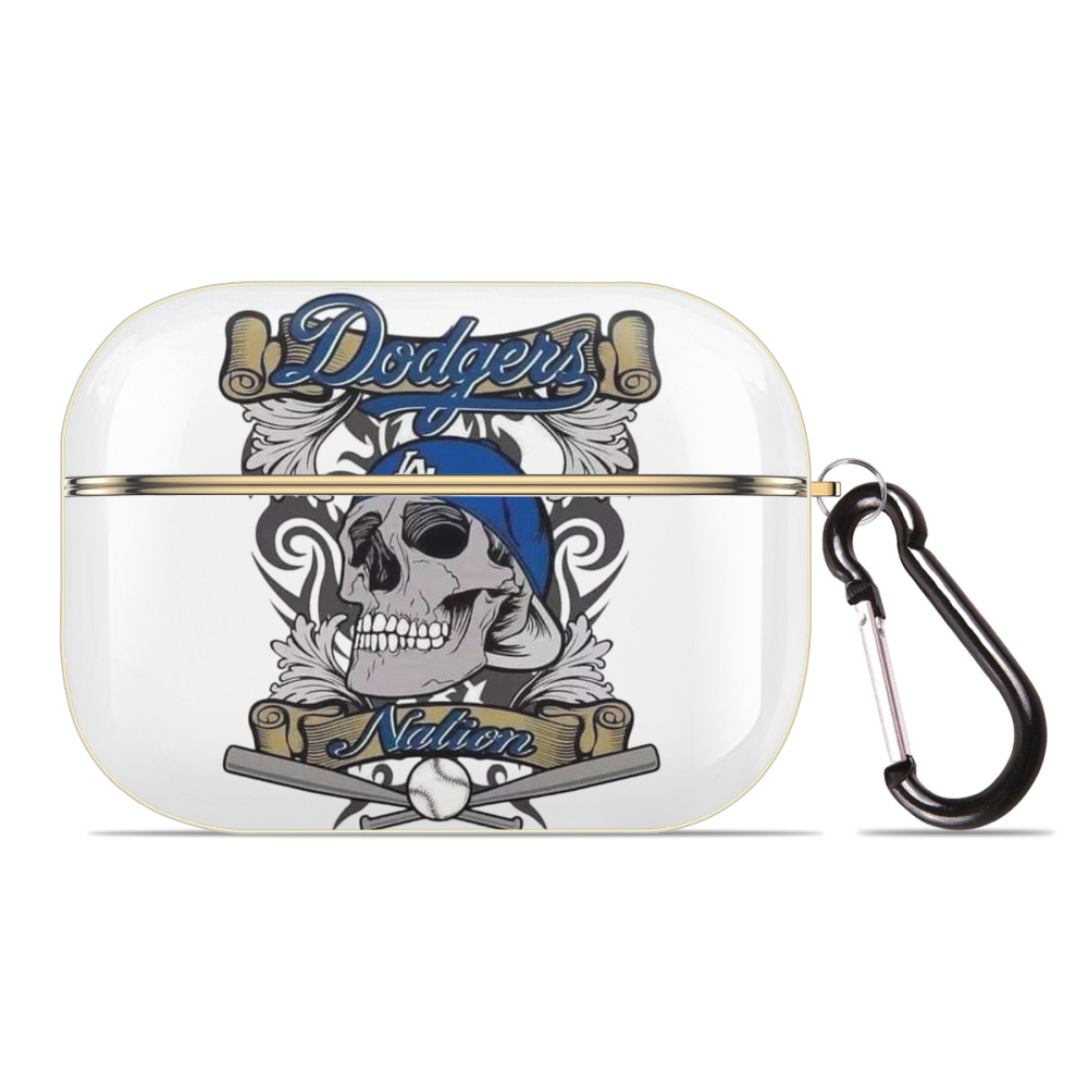  Luxury Gold AirPods Pro Case With Keychain, Flexible PC Material, Full Protection, Precise Cutouts, Anti-Fingerprint, Washable, Durable Design