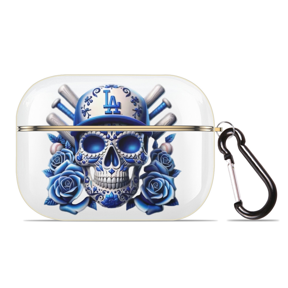  Luxury Gold AirPods Pro Case With Keychain, Flexible PC Material, Full Protection, Precise Cutouts, Anti-Fingerprint, Washable, Durable Design