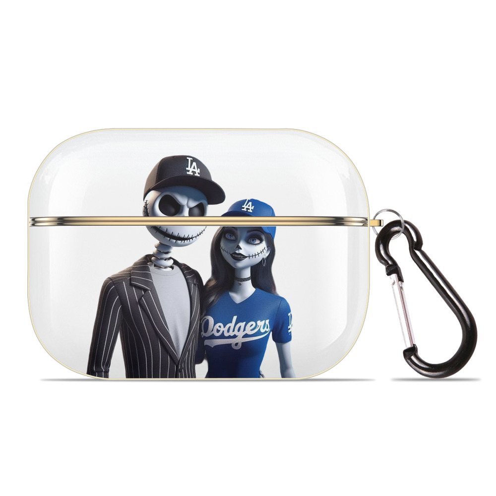  Luxury Gold AirPods Pro Case With Keychain, Flexible PC Material, Full Protection, Precise Cutouts, Anti-Fingerprint, Washable, Durable Design