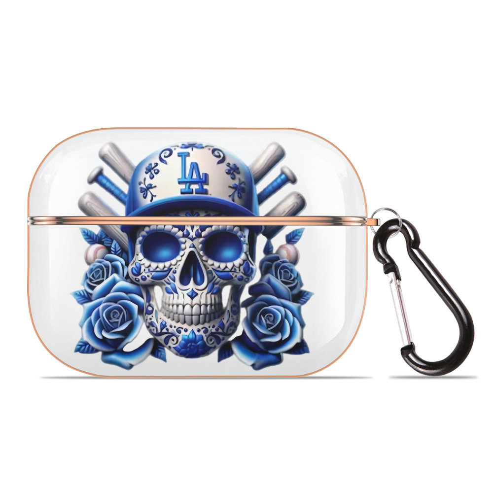  AirPods Pro Protective Case Rose Gold, Flexible PC Material, Precise Fit, Anti-Slip Cover, Full Protection, Fingerprint Resistant, Washable With Keychain