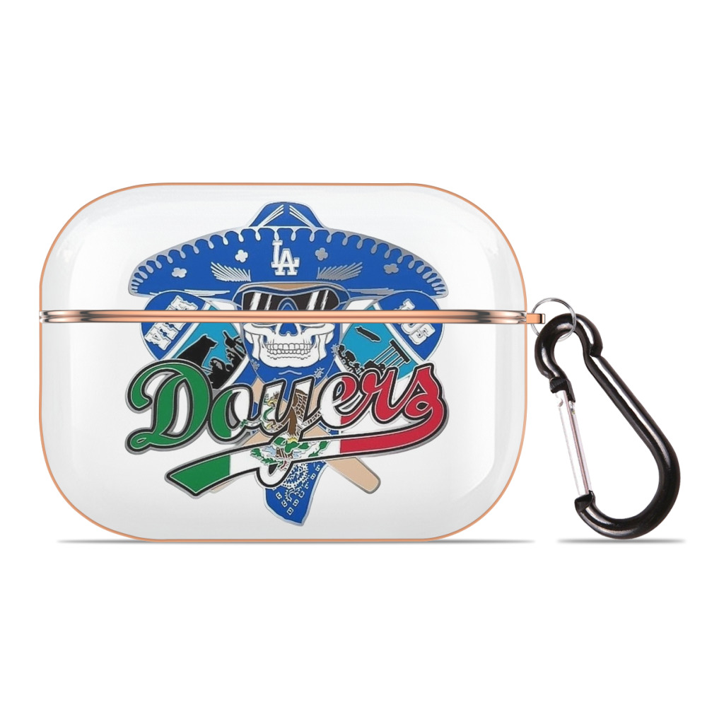  AirPods Pro Protective Case Rose Gold, Flexible PC Material, Precise Fit, Anti-Slip Cover, Full Protection, Fingerprint Resistant, Washable With Keychain