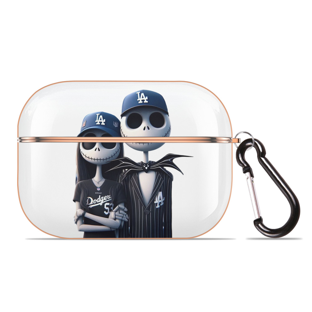  AirPods Pro Protective Case Rose Gold, Flexible PC Material, Precise Fit, Anti-Slip Cover, Full Protection, Fingerprint Resistant, Washable With Keychain