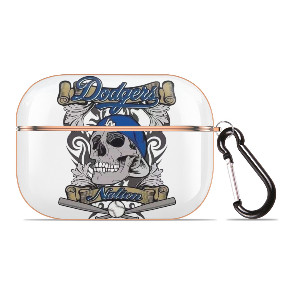  AirPods Pro Protective Case Rose Gold, Flexible PC Material, Precise Fit, Anti-Slip Cover, Full Protection, Fingerprint Resistant, Washable With Keychain