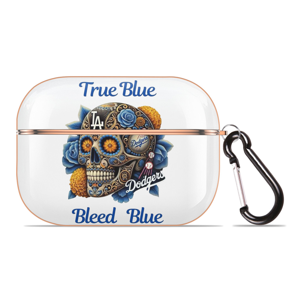  AirPods Pro Protective Case Rose Gold, Flexible PC Material, Precise Fit, Anti-Slip Cover, Full Protection, Fingerprint Resistant, Washable With Keychain