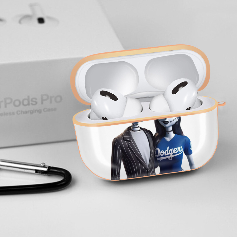  AirPods Pro Protective Case Rose Gold, Flexible PC Material, Precise Fit, Anti-Slip Cover, Full Protection, Fingerprint Resistant, Washable With Keychain