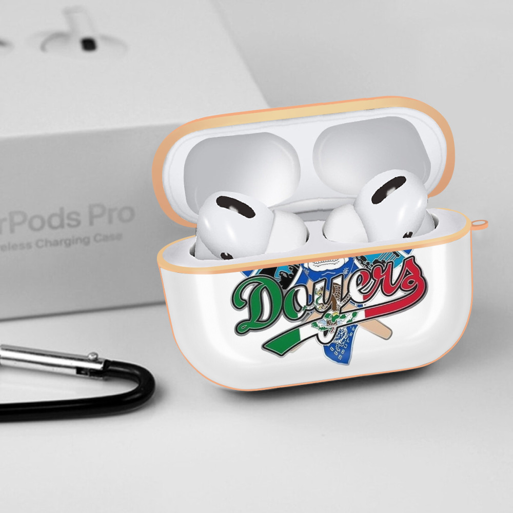  AirPods Pro Protective Case Rose Gold, Flexible PC Material, Precise Fit, Anti-Slip Cover, Full Protection, Fingerprint Resistant, Washable With Keychain