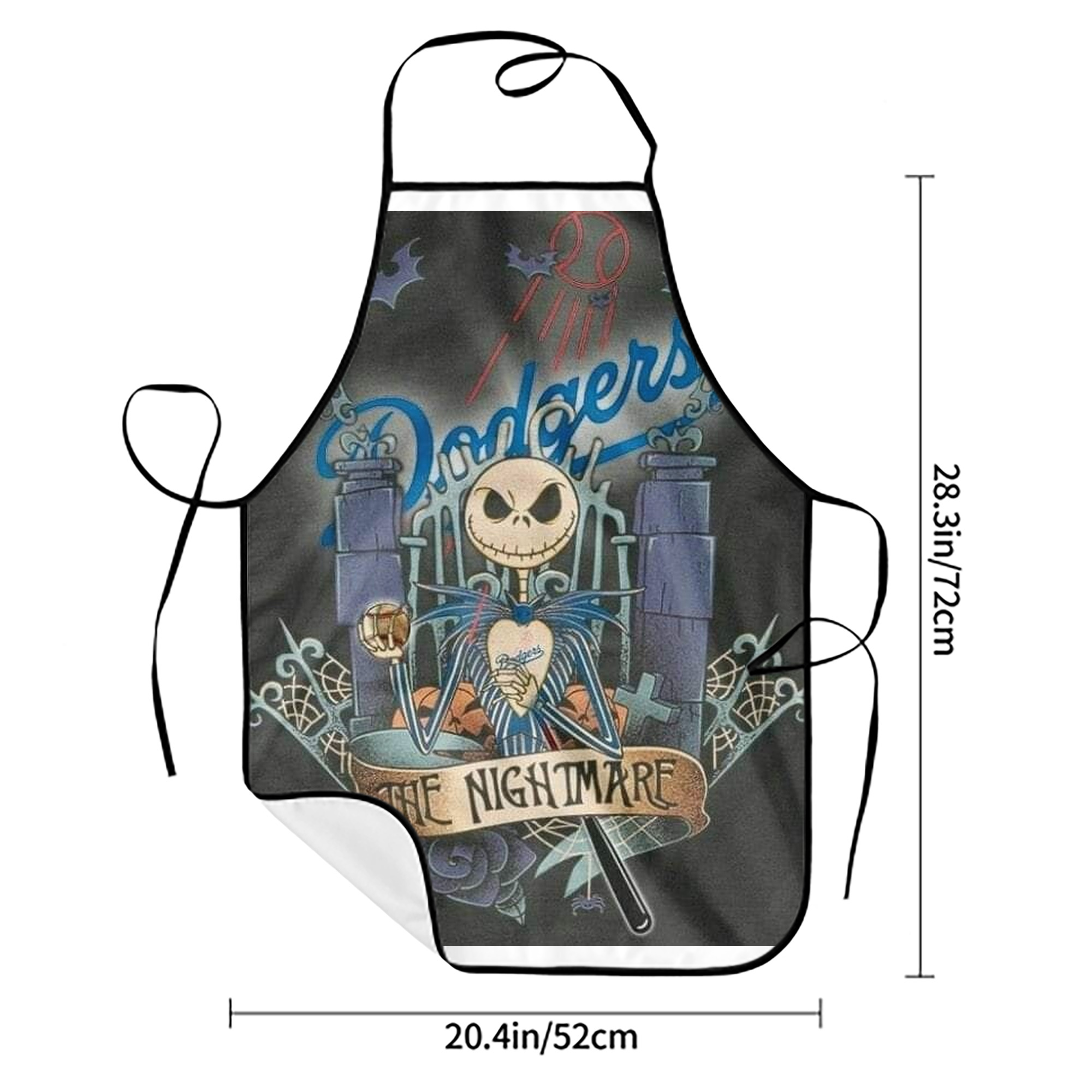  Stain-Resistant Polyester Apron With Pocket – Full Print, Waterproof, Anti-Wrinkle, Anti-Pilling – Ideal For Kitchen, BBQ, Restaurant, Salon & More