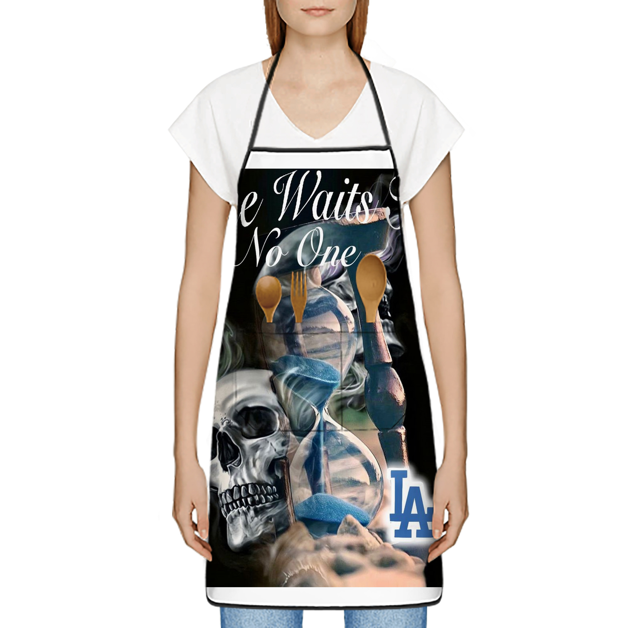  Stain-Resistant Polyester Apron With Pocket – Full Print, Waterproof, Anti-Wrinkle, Anti-Pilling – Ideal For Kitchen, BBQ, Restaurant, Salon & More