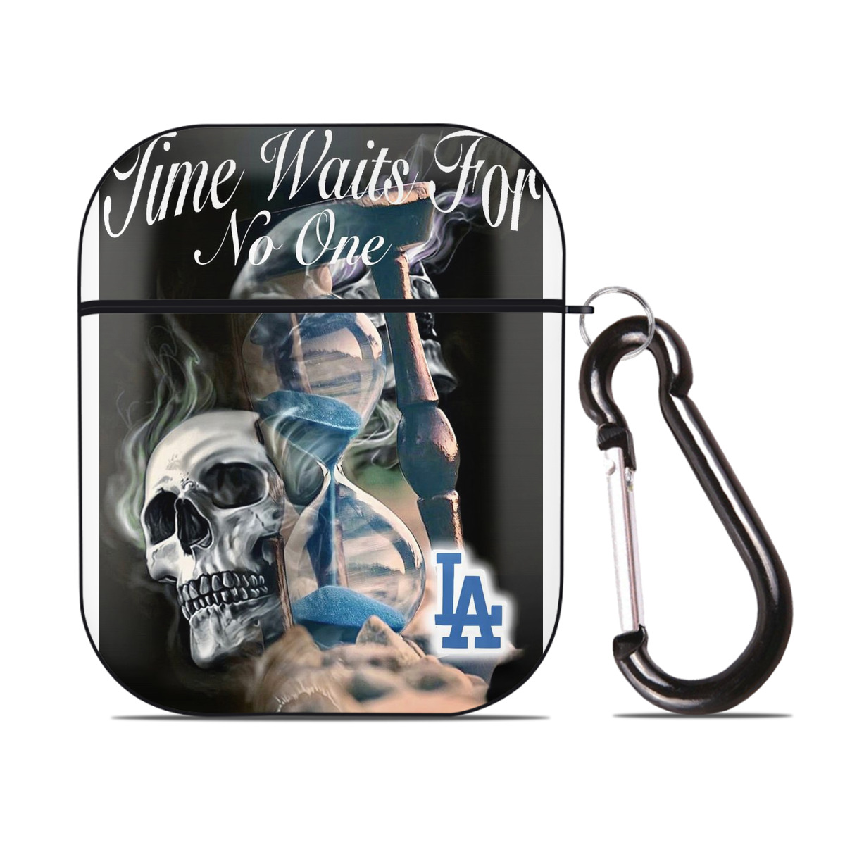  AirPods 2 Case Hard Shell Black, Flexible PC Material, Precise Cutouts, Full Protection, Anti-Fingerprint, Washable, Includes Keychain – Durable & Slim Design