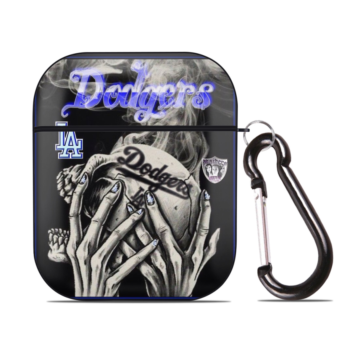  AirPods 2 Case Hard Shell Black, Flexible PC Material, Precise Cutouts, Full Protection, Anti-Fingerprint, Washable, Includes Keychain – Durable & Slim Design