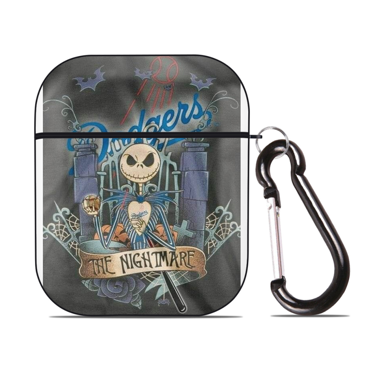  AirPods 2 Case Hard Shell Black, Flexible PC Material, Precise Cutouts, Full Protection, Anti-Fingerprint, Washable, Includes Keychain – Durable & Slim Design