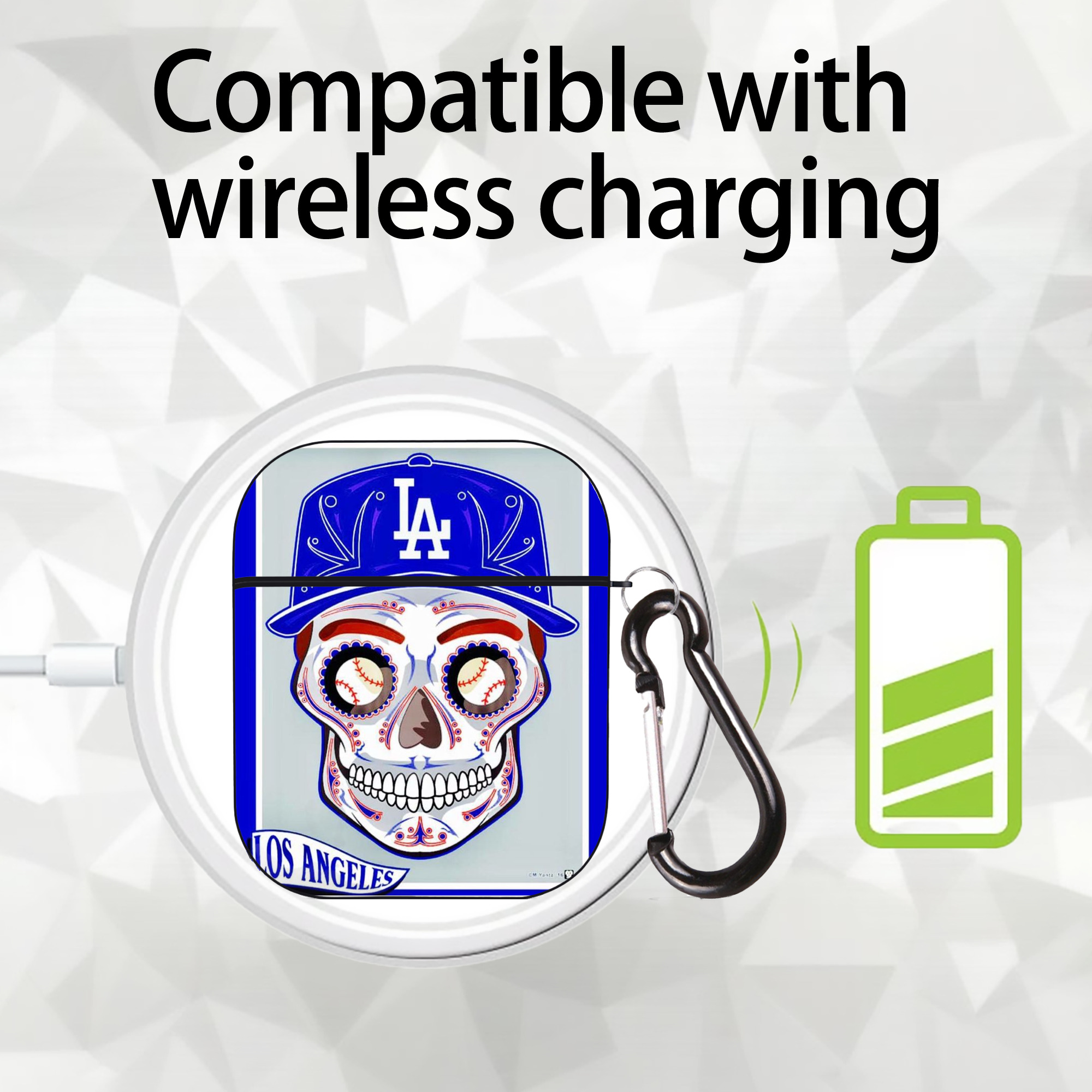  AirPods 2 Case Hard Shell Black, Flexible PC Material, Precise Cutouts, Full Protection, Anti-Fingerprint, Washable, Includes Keychain – Durable & Slim Design