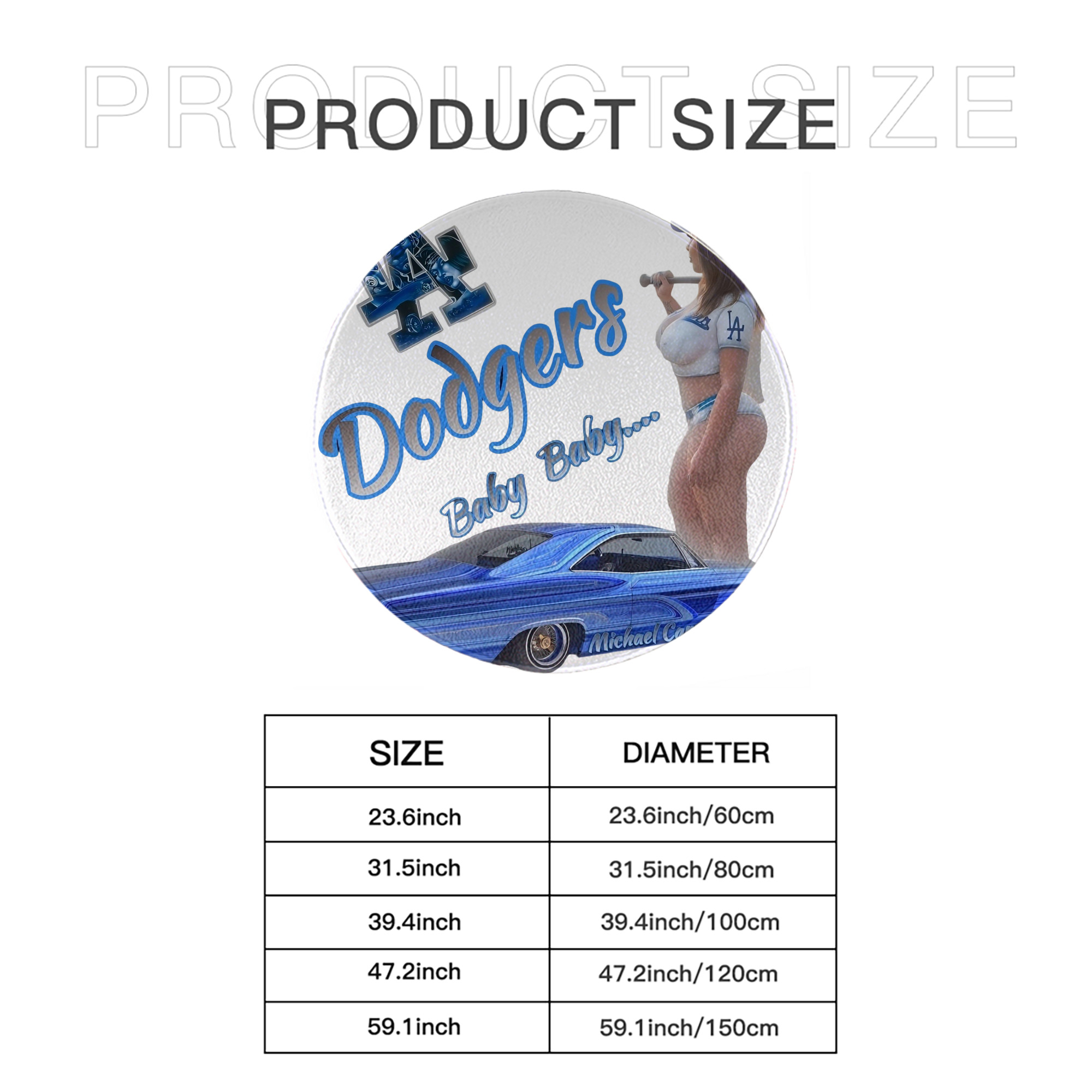  Round Floor Mat – Soft Flannel & High-Density Sponge Core – Non-Slip Dot Backing – Durable Stitched Edges – Quick-Dry & Breathable – Perfect For Home, Bathroom & Living Room