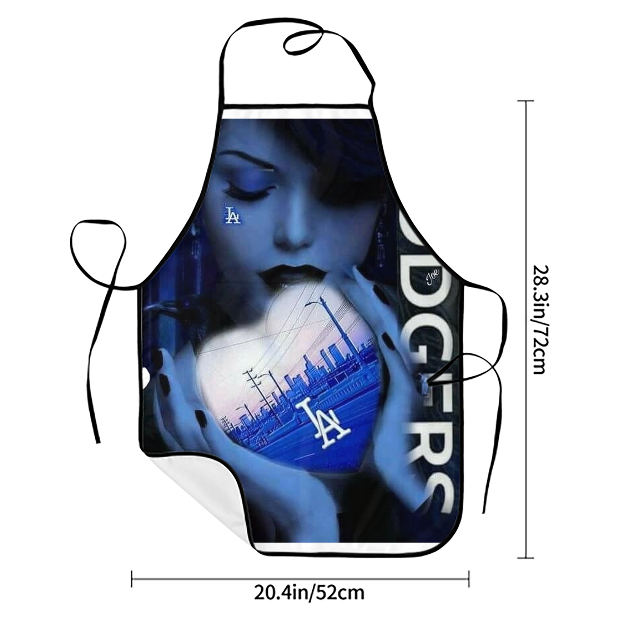  Stain-Resistant Polyester Apron With Pocket – Full Print, Waterproof, Anti-Wrinkle, Anti-Pilling – Ideal For Kitchen, BBQ, Restaurant, Salon & More