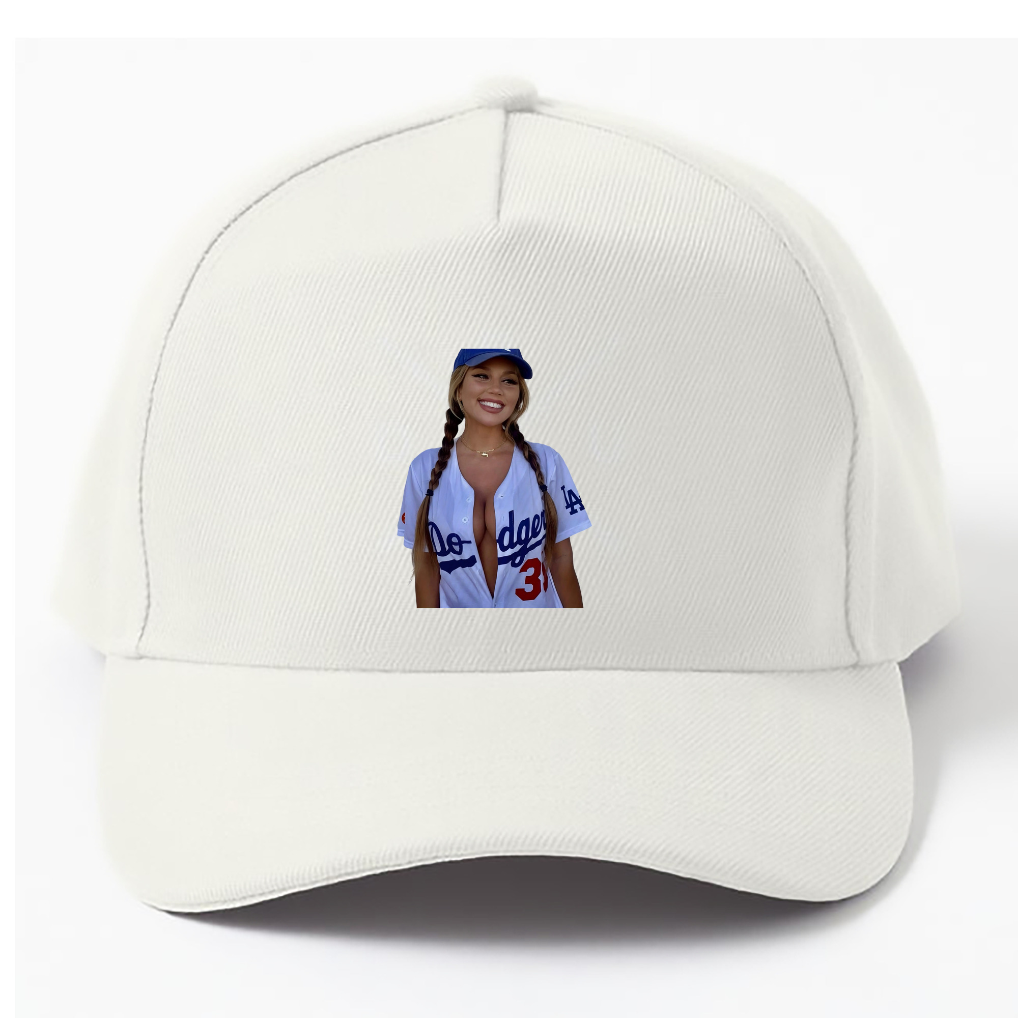  100% Cotton Baseball Cap – Heat Transfer Print – Comfortable, Durable, Perfect For Sports & Everyday Wear