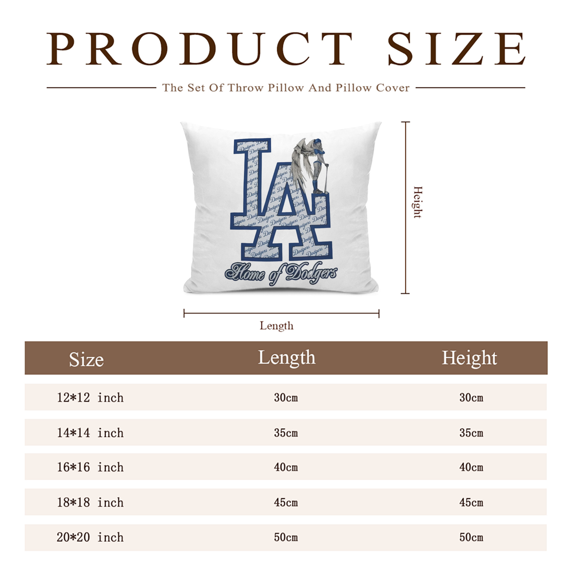  Soft Polyester Pillow Cover With Insert – Double-Sided Design, Invisible Zipper, Durable & Breathable – Easy Care Cushion Set