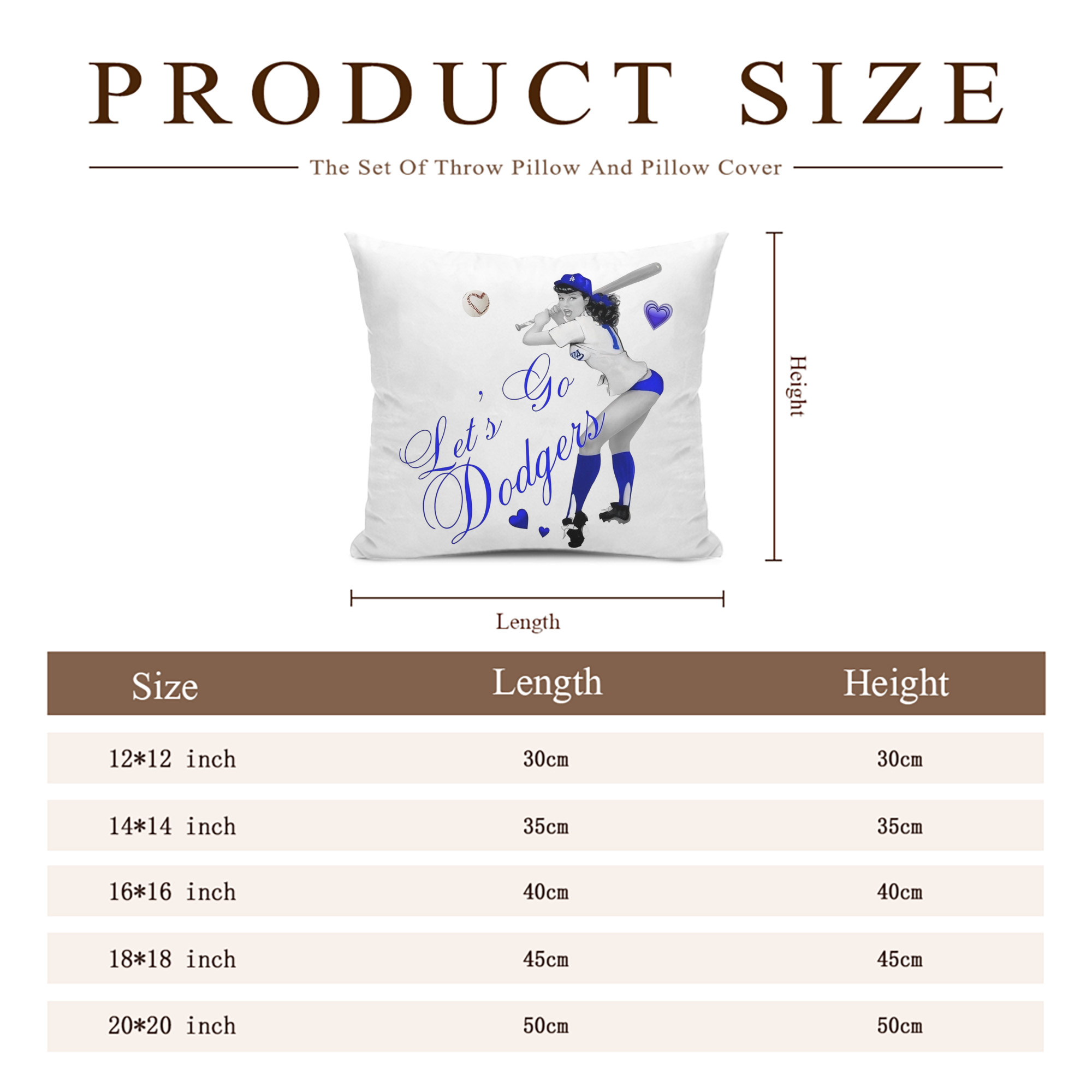  Soft Polyester Pillow Cover With Insert – Double-Sided Design, Invisible Zipper, Durable & Breathable – Easy Care Cushion Set