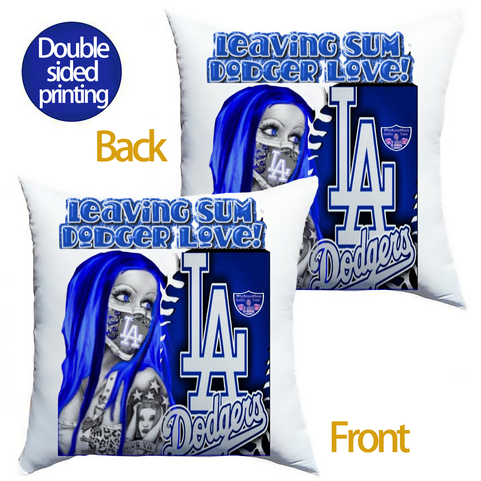  Soft Polyester Pillow Cover With Insert – Double-Sided Design, Invisible Zipper, Durable & Breathable – Easy Care Cushion Set