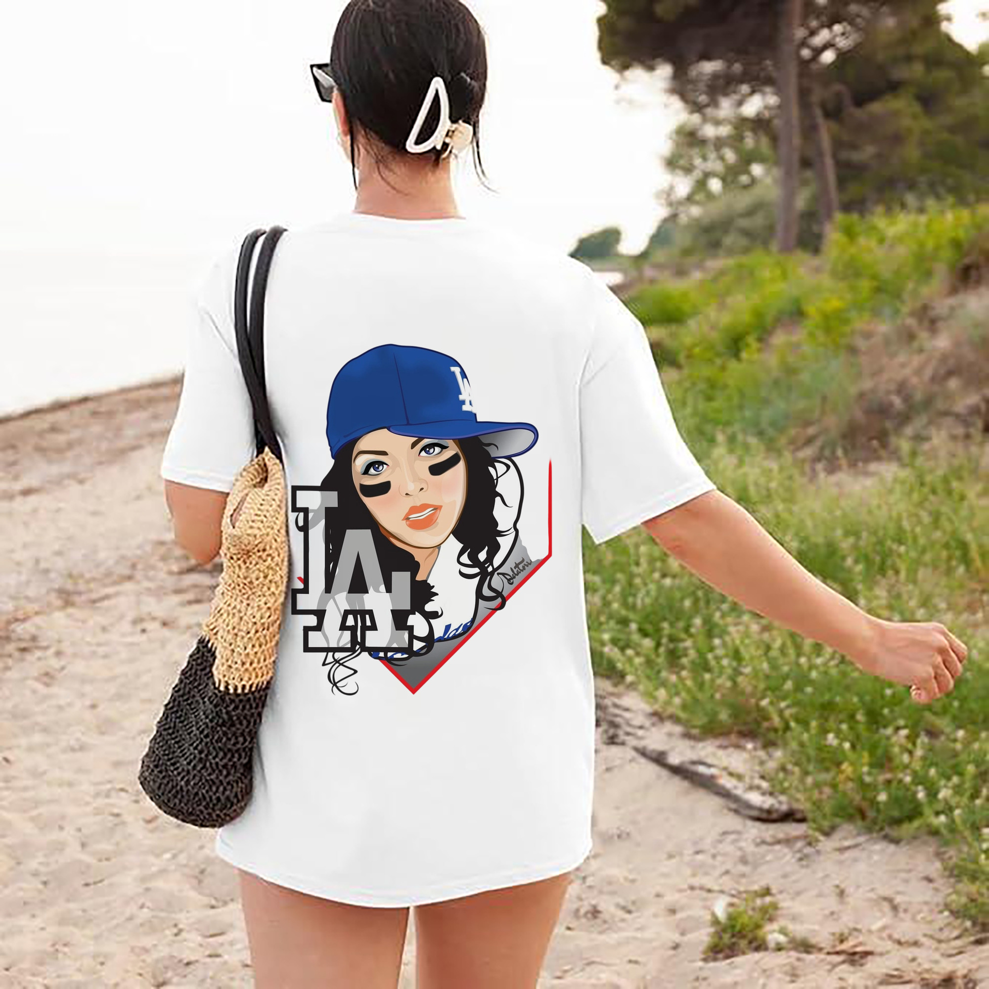  180g Combed Cotton T-Shirt With Back Heat Transfer Print – Soft, Lightweight, Fitted Design – Stylish Casual Wear For Sports & Everyday Use