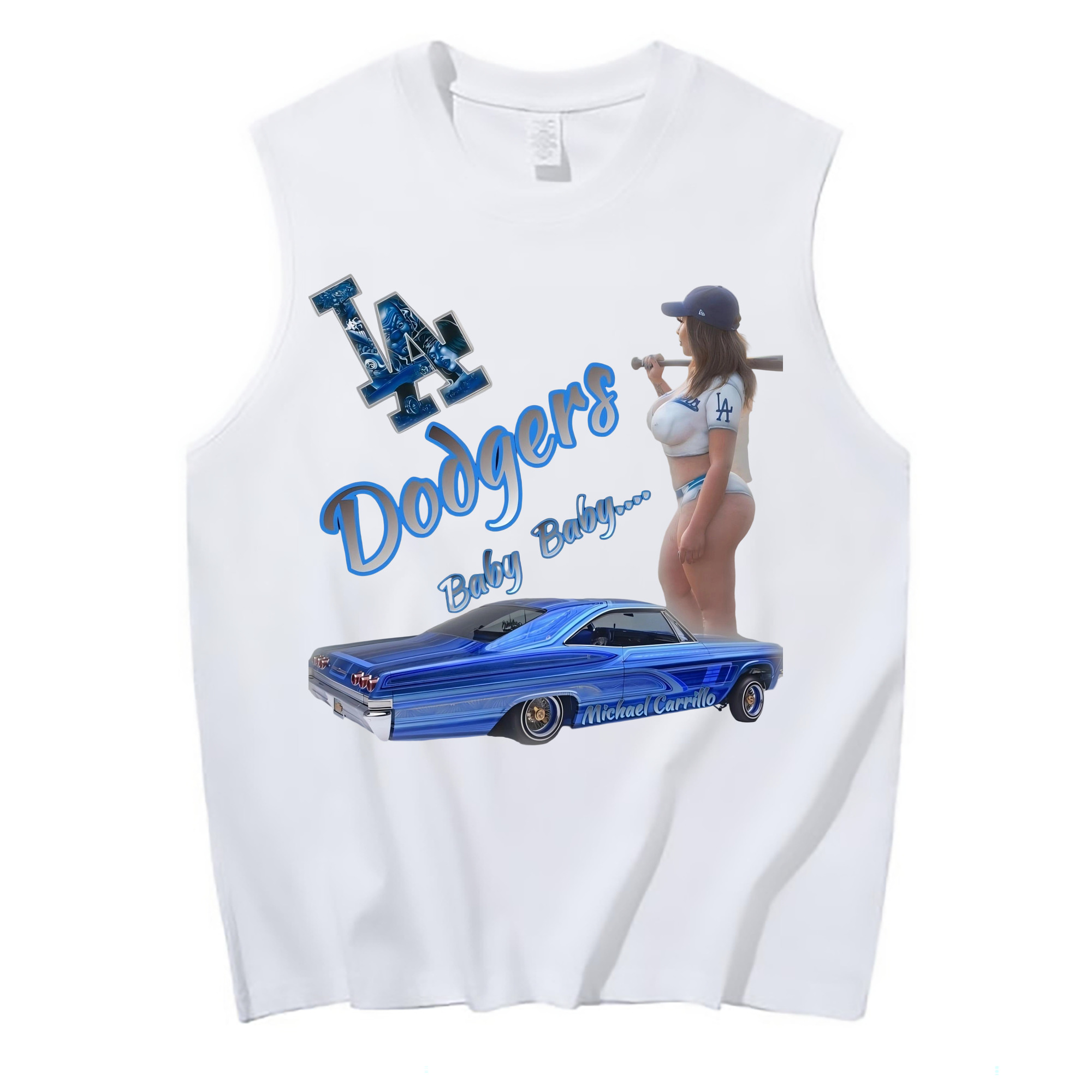  210g Combed Cotton Tank Top With Front Heat Transfer Print – Soft, Lightweight, Fitted Design – Stylish & Comfortable Casual Wear For Sports & Everyday Use