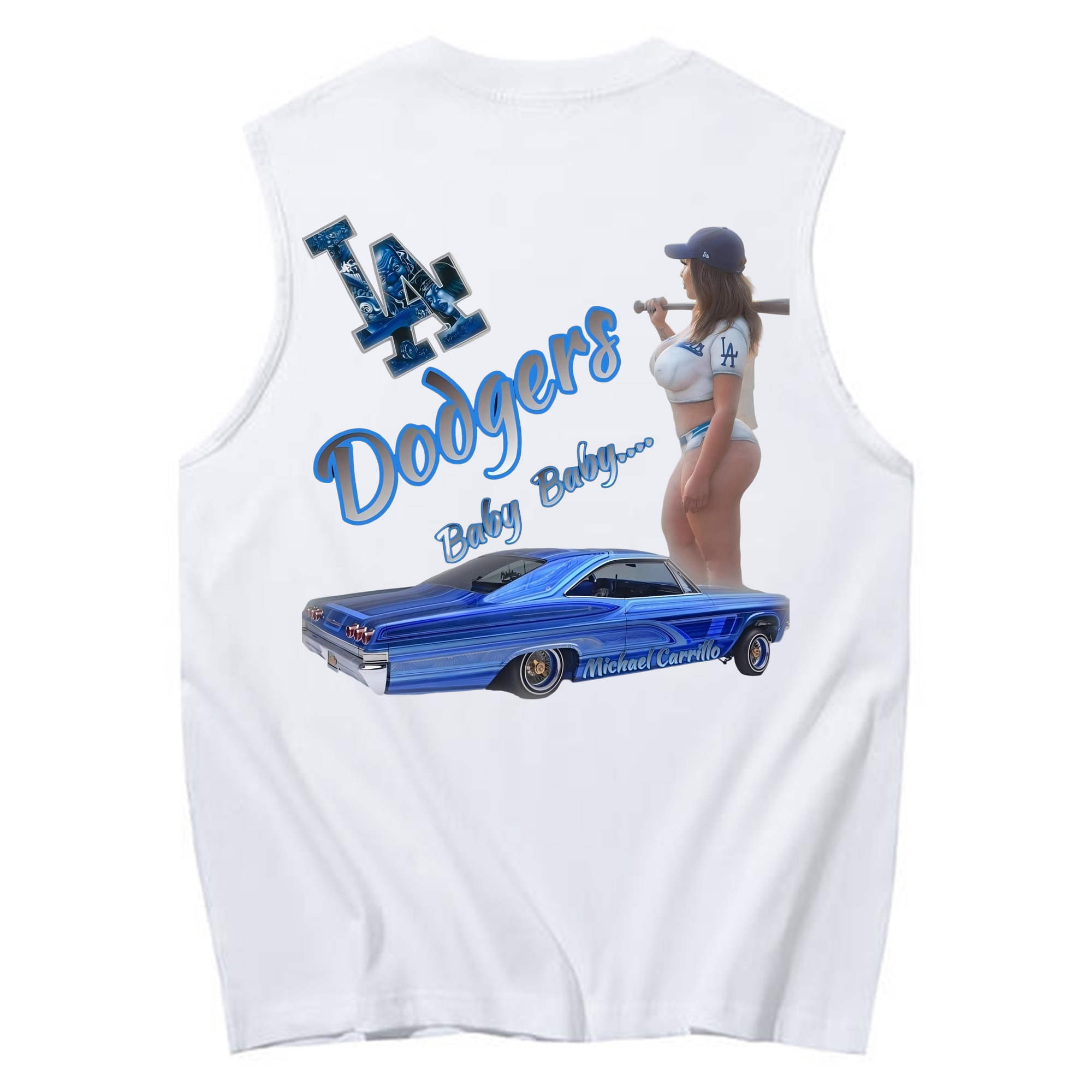  230g Pure Cotton Tank Top With Back Heat Transfer Print – Soft, Lightweight, Fitted Design – Stylish & Comfortable Casual Wear For Sports & Everyday Use