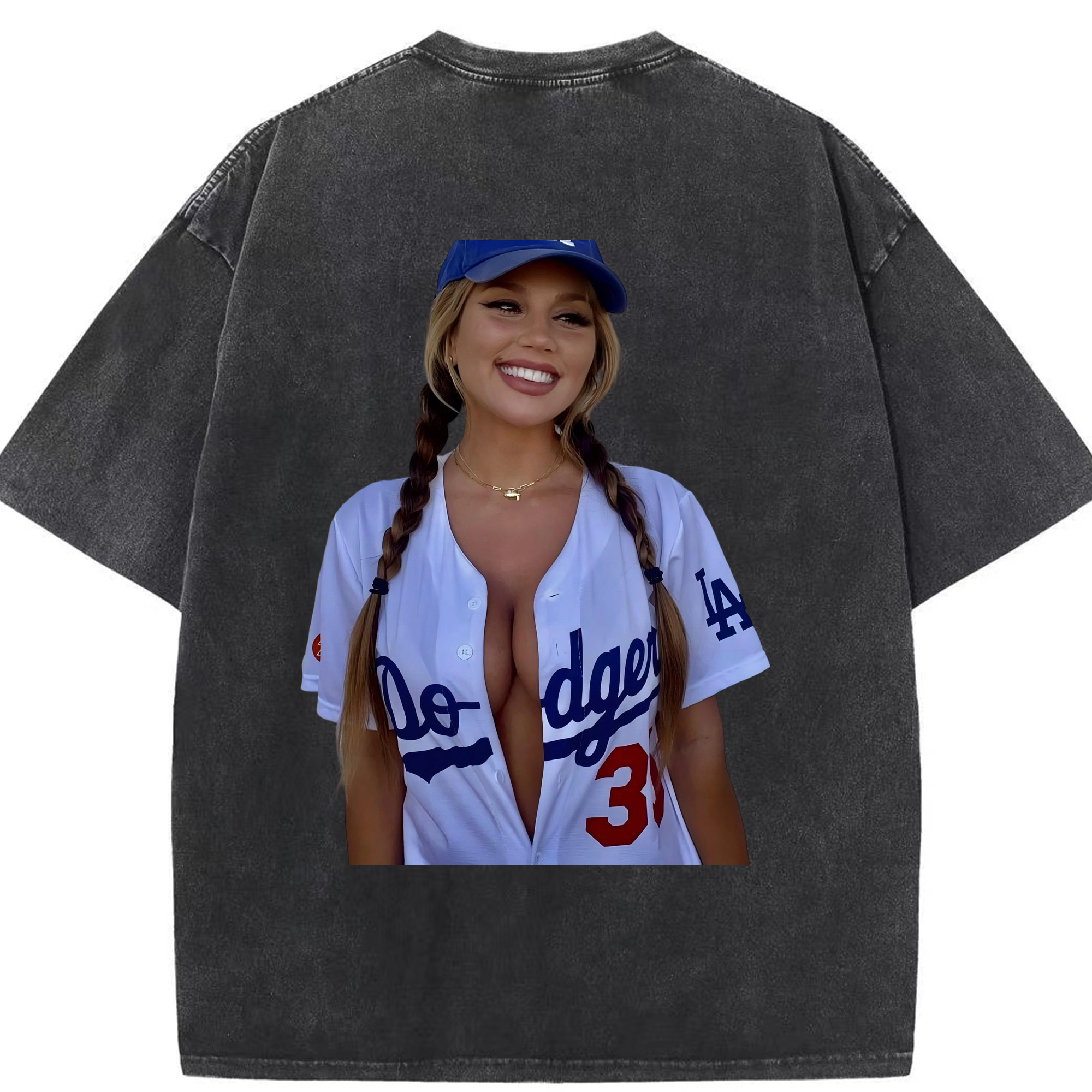  Washed Vintage 230g Cotton Oversized T-Shirt With Back Heat Transfer Print – Soft, Lightweight & Stylish – Comfortable Casual Wear For Sports & Everyday Use