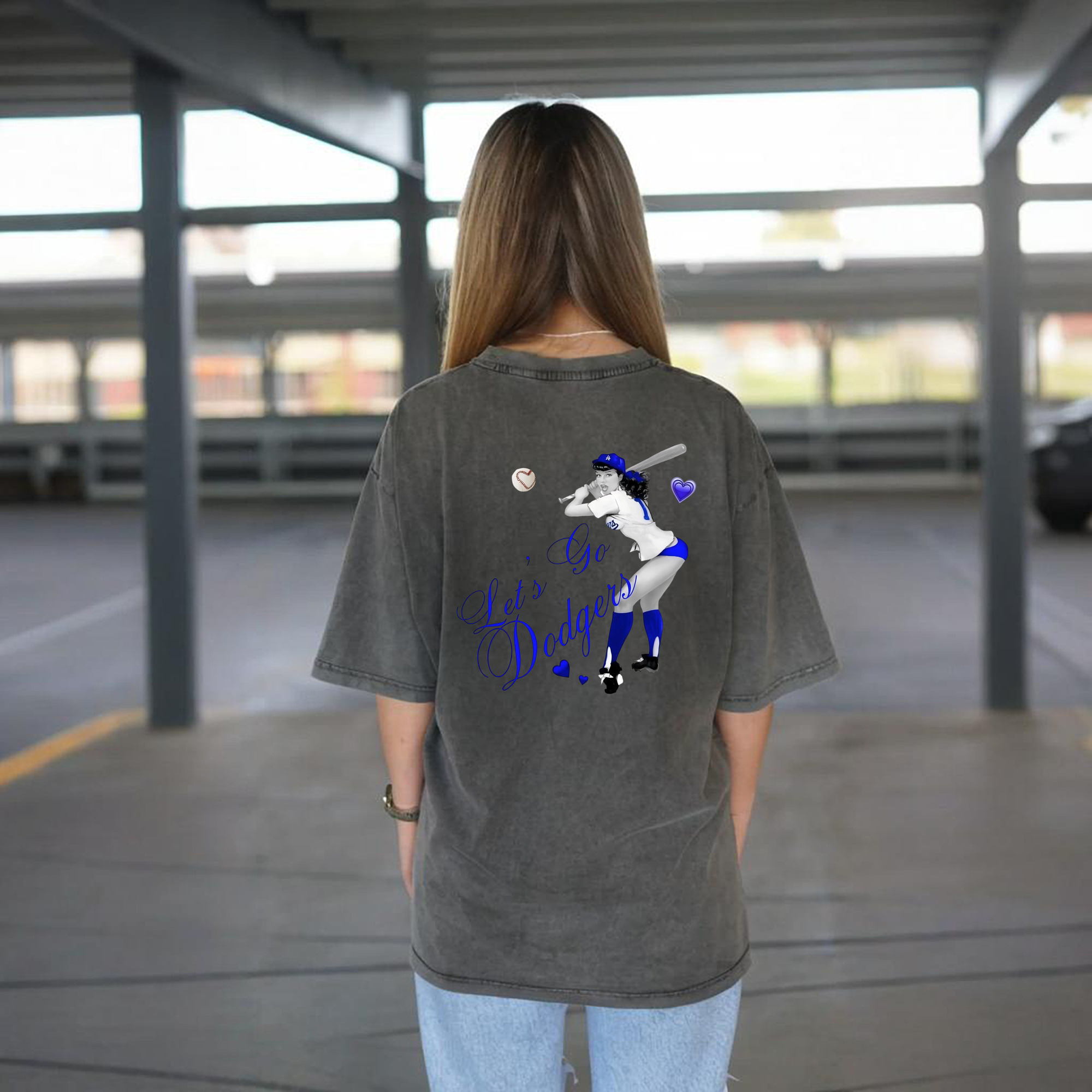  Washed Vintage 230g Cotton Oversized T-Shirt With Back Heat Transfer Print – Soft, Lightweight & Stylish – Comfortable Casual Wear For Sports & Everyday Use