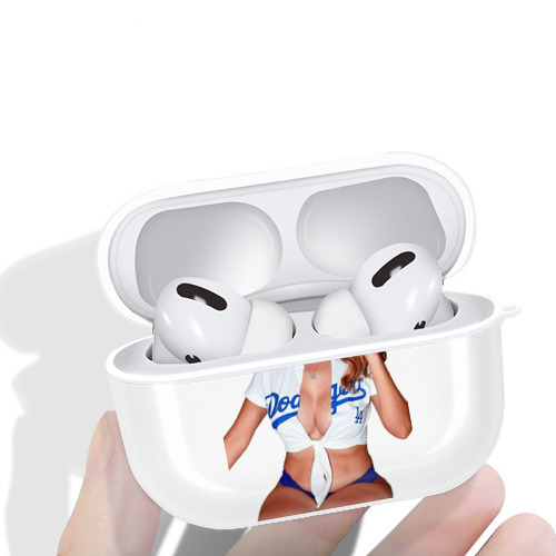  AirPods Pro Hard Case White With Keychain, Durable Flexible PC, Precise Cutouts, Anti-Fingerprint, Yellowing & Scratch Resistant, Full Protection, Washable