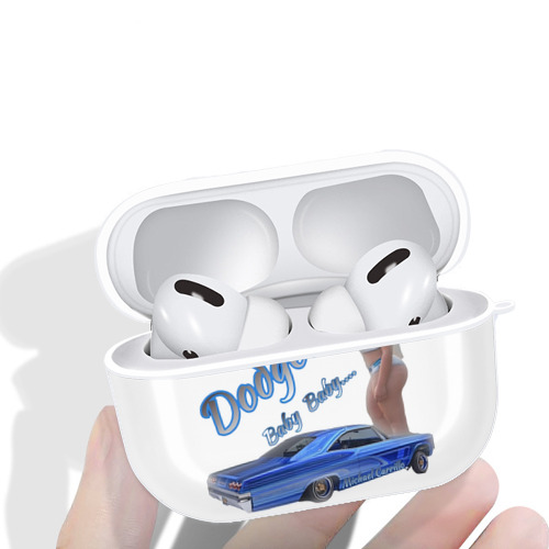  AirPods Pro Hard Case White With Keychain, Durable Flexible PC, Precise Cutouts, Anti-Fingerprint, Yellowing & Scratch Resistant, Full Protection, Washable