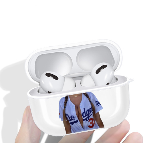  AirPods Pro Hard Case White With Keychain, Durable Flexible PC, Precise Cutouts, Anti-Fingerprint, Yellowing & Scratch Resistant, Full Protection, Washable