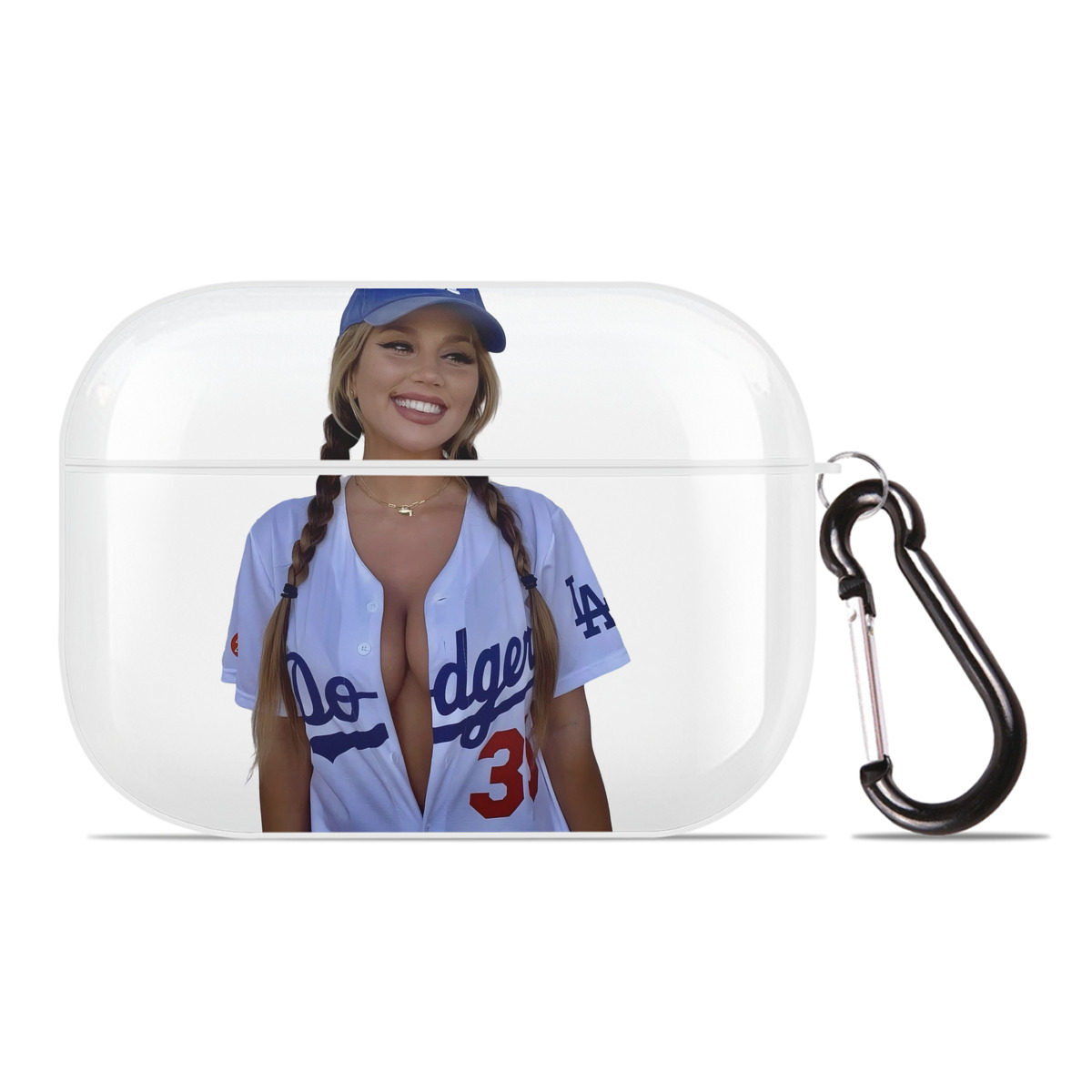  AirPods Pro Hard Case White With Keychain, Durable Flexible PC, Precise Cutouts, Anti-Fingerprint, Yellowing & Scratch Resistant, Full Protection, Washable