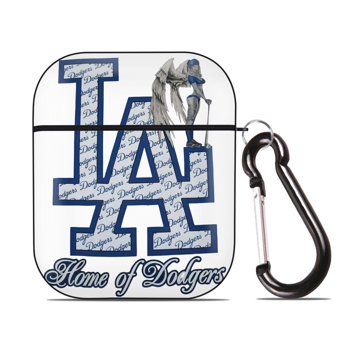  AirPods 2 Case Hard Shell Black, Flexible PC Material, Precise Cutouts, Full Protection, Anti-Fingerprint, Washable, Includes Keychain – Durable & Slim Design