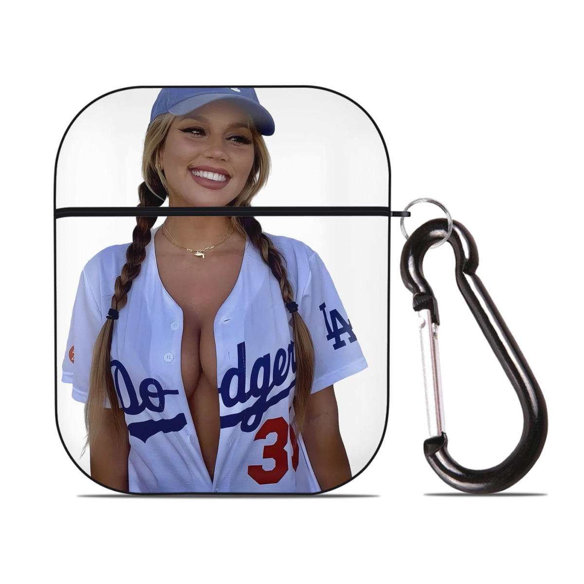  AirPods 2 Case Hard Shell Black, Flexible PC Material, Precise Cutouts, Full Protection, Anti-Fingerprint, Washable, Includes Keychain – Durable & Slim Design