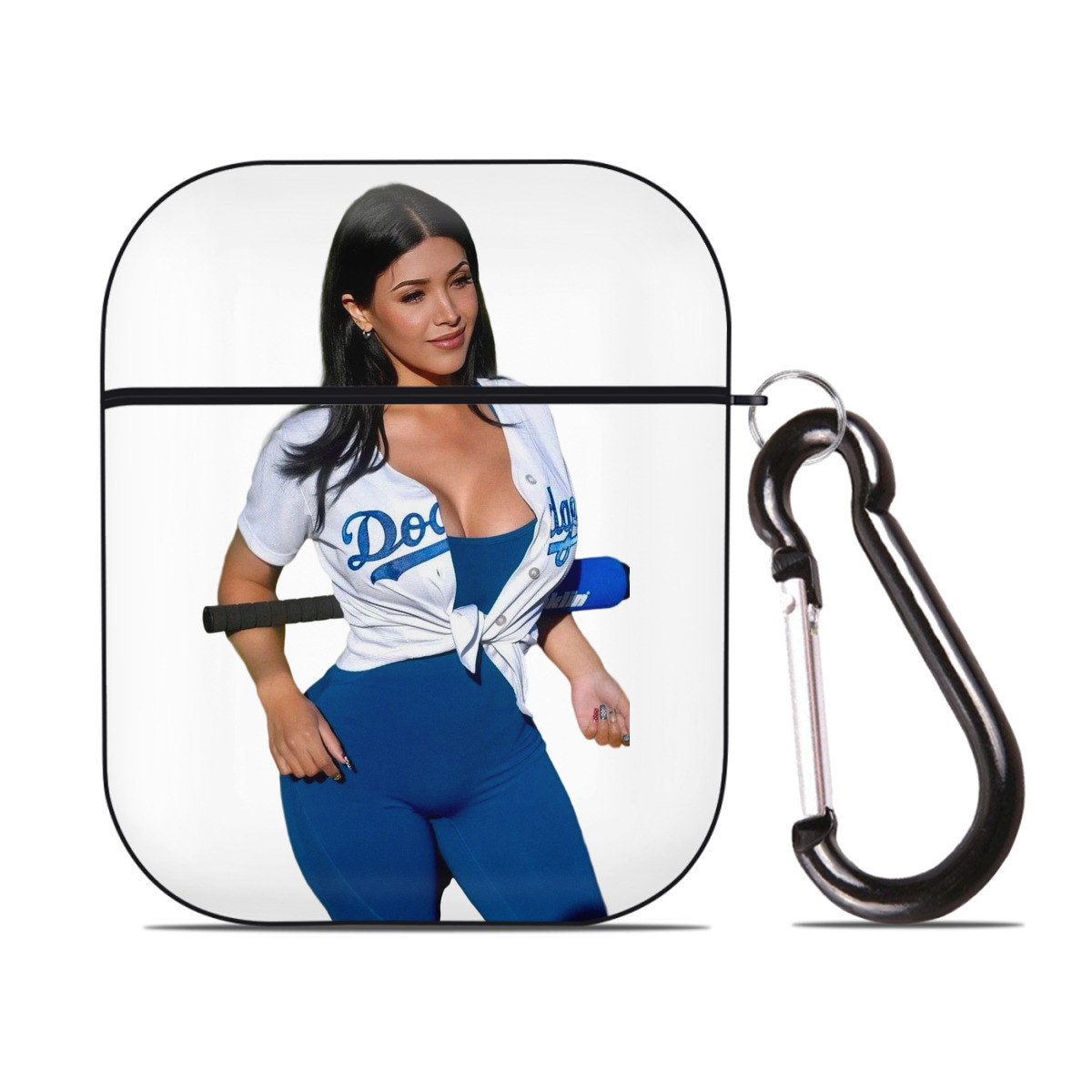  AirPods 2 Case Hard Shell Black, Flexible PC Material, Precise Cutouts, Full Protection, Anti-Fingerprint, Washable, Includes Keychain – Durable & Slim Design