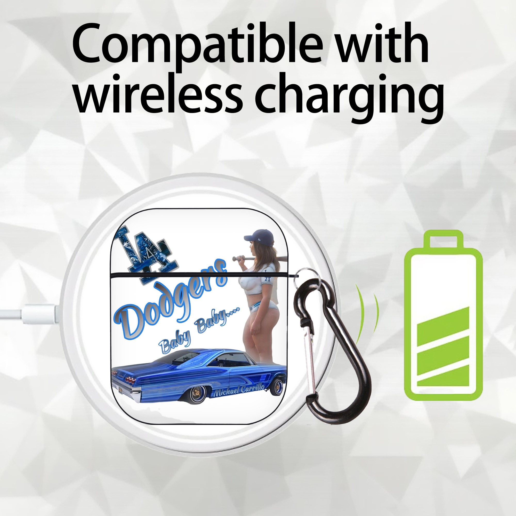  AirPods 2 Case Hard Shell Black, Flexible PC Material, Precise Cutouts, Full Protection, Anti-Fingerprint, Washable, Includes Keychain – Durable & Slim Design