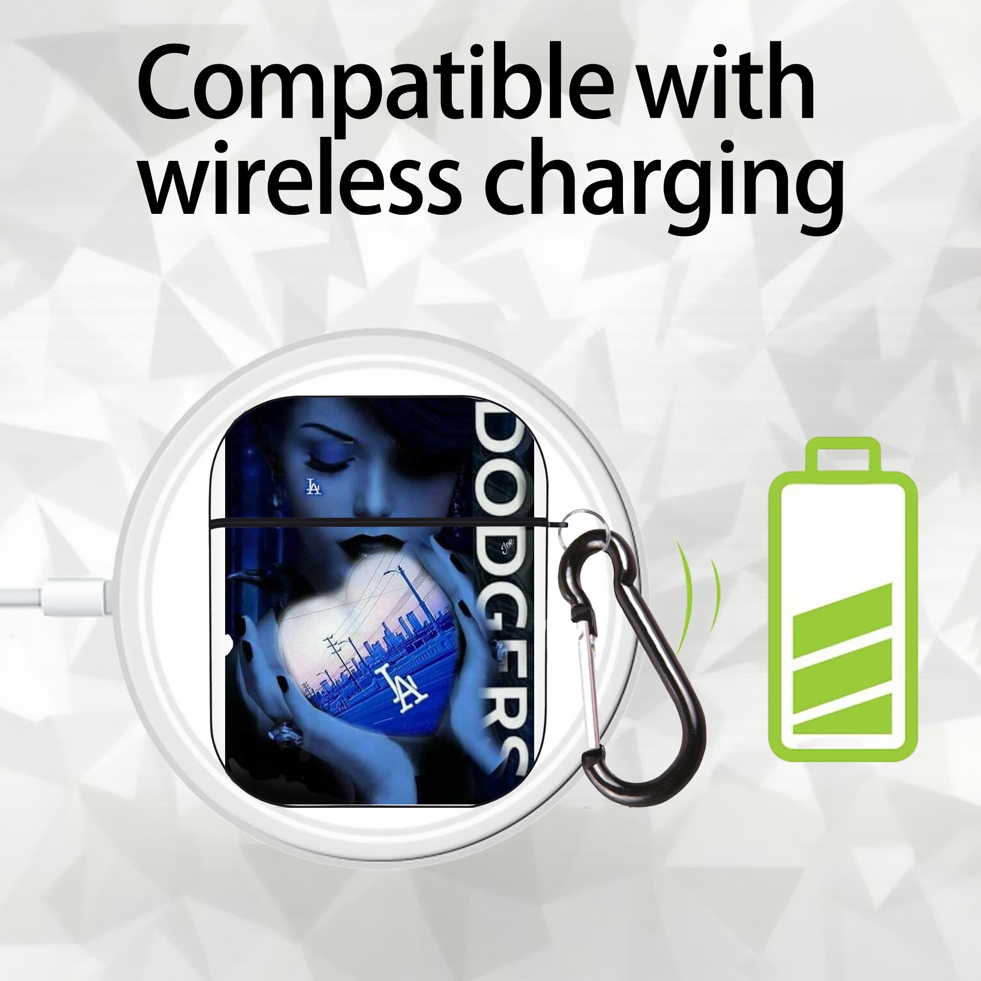  AirPods 2 Case Hard Shell Black, Flexible PC Material, Precise Cutouts, Full Protection, Anti-Fingerprint, Washable, Includes Keychain – Durable & Slim Design