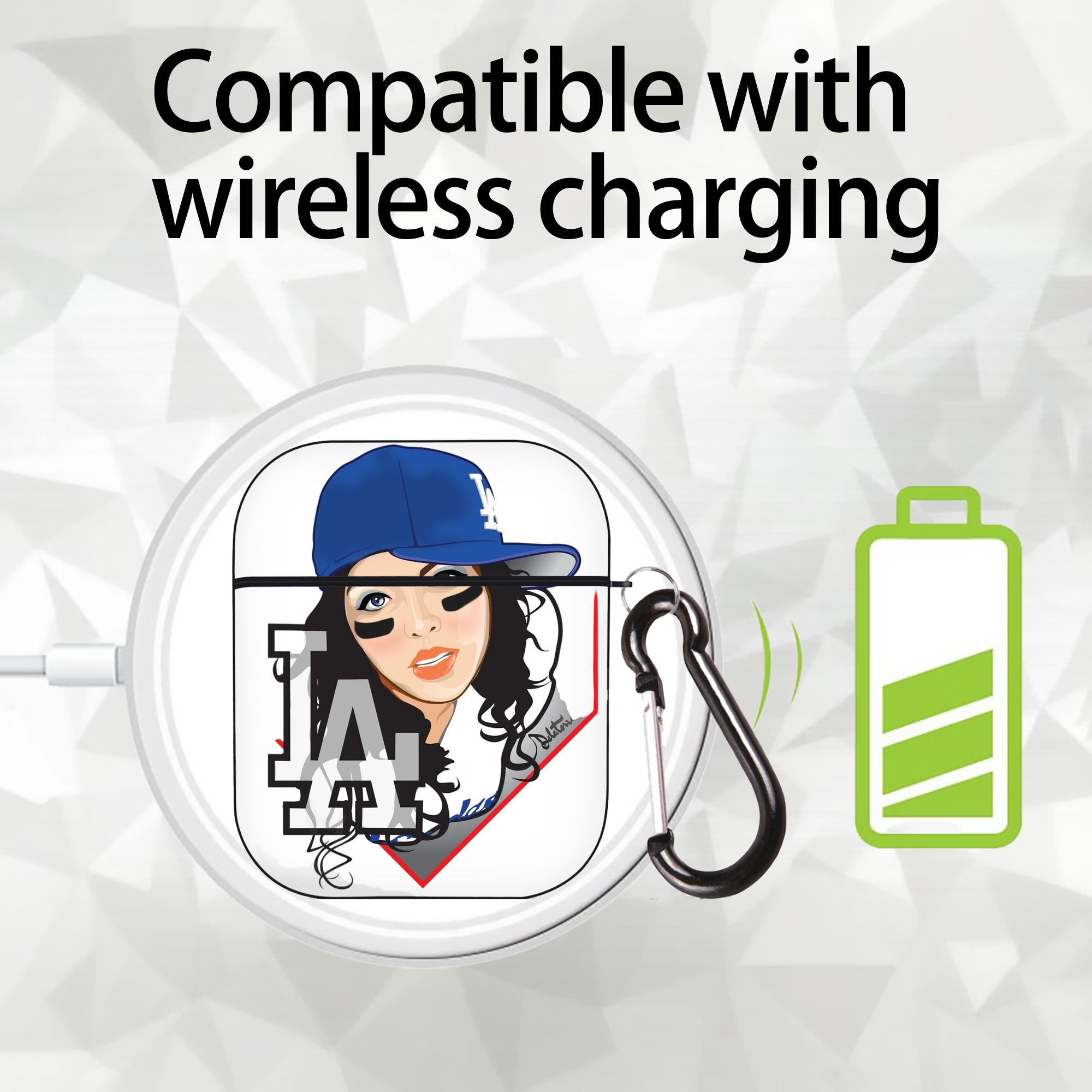  AirPods 2 Case Hard Shell Black, Flexible PC Material, Precise Cutouts, Full Protection, Anti-Fingerprint, Washable, Includes Keychain – Durable & Slim Design