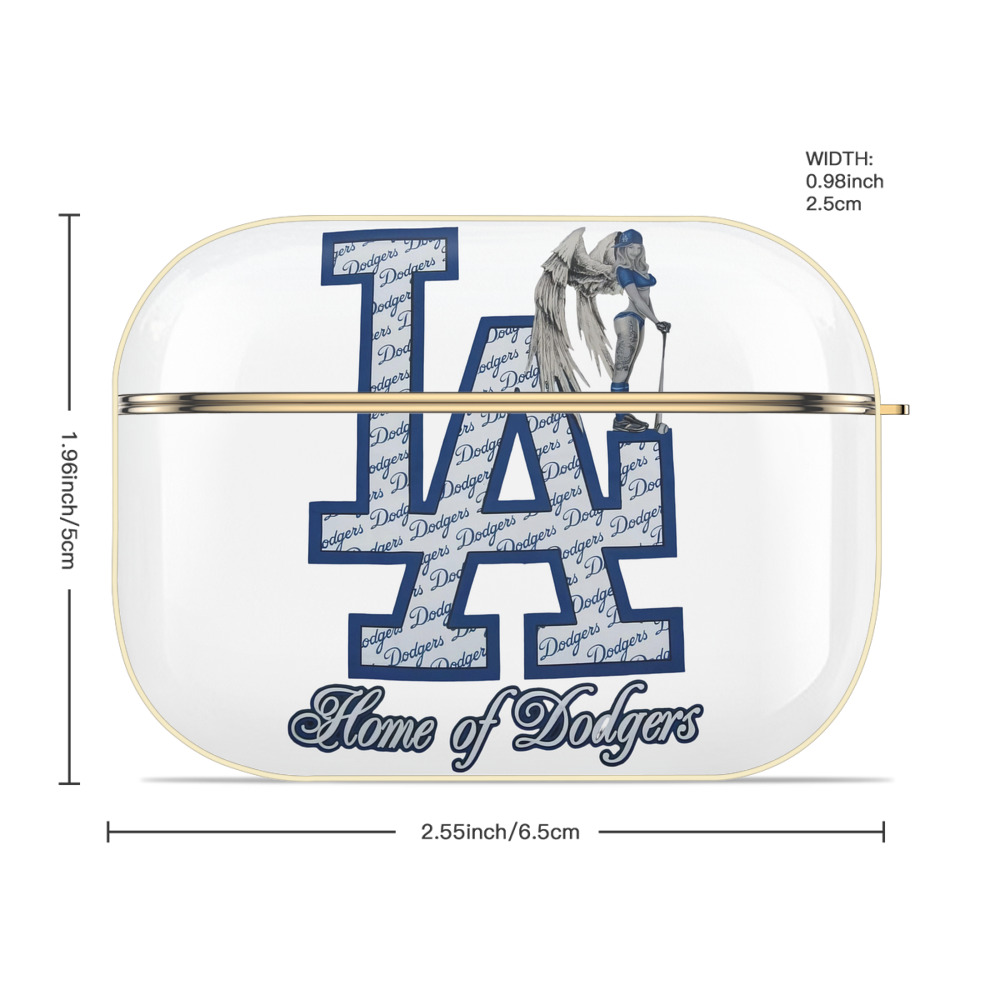  Luxury Gold AirPods Pro Case With Keychain, Flexible PC Material, Full Protection, Precise Cutouts, Anti-Fingerprint, Washable, Durable Design