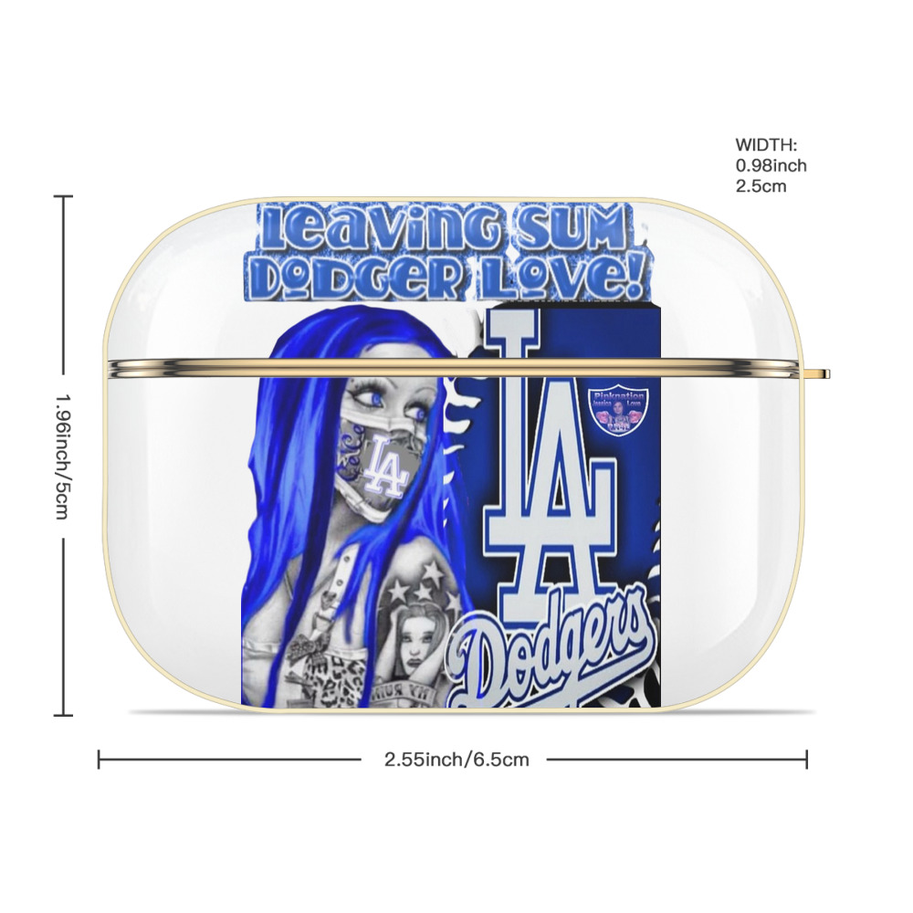  Luxury Gold AirPods Pro Case With Keychain, Flexible PC Material, Full Protection, Precise Cutouts, Anti-Fingerprint, Washable, Durable Design