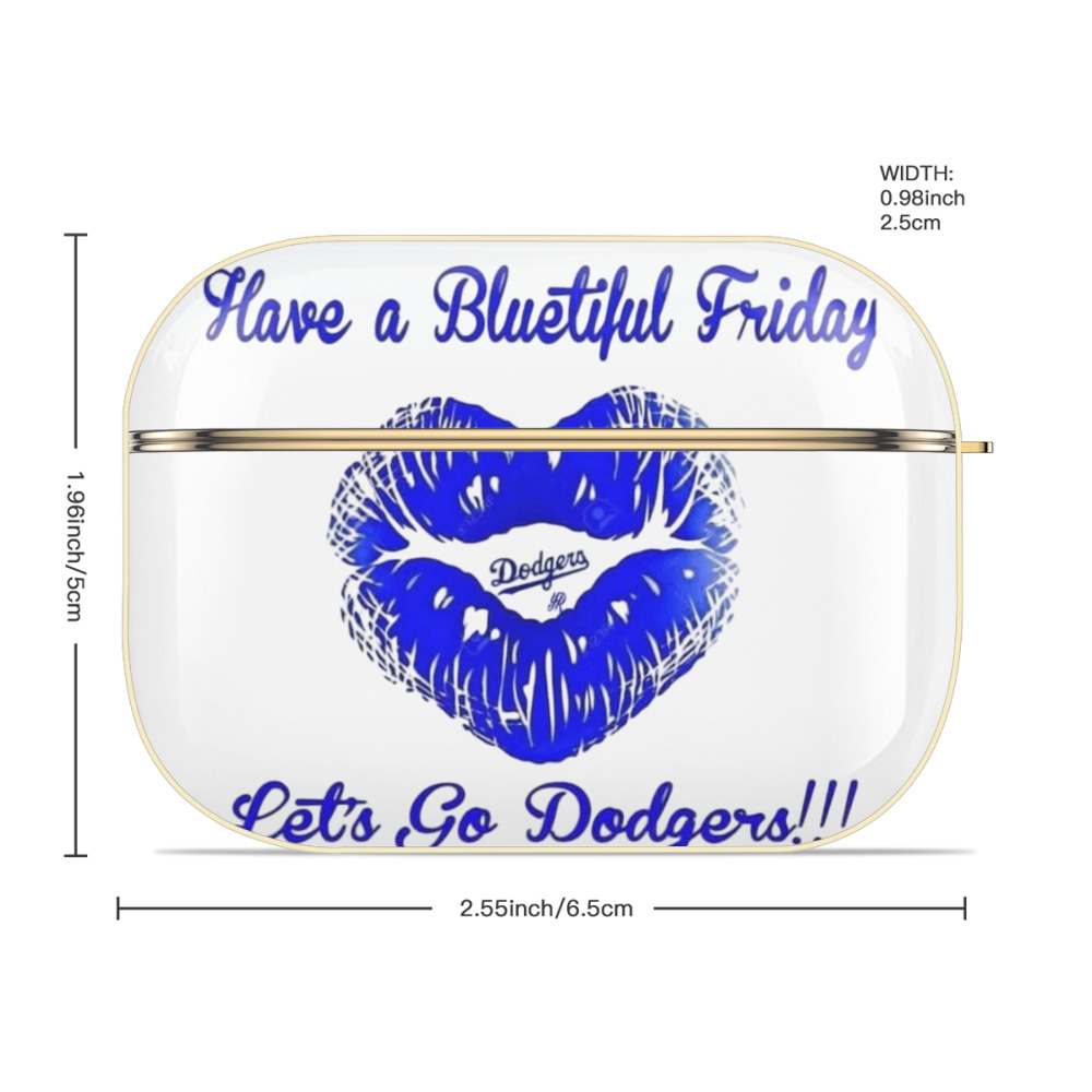  Luxury Gold AirPods Pro Case With Keychain, Flexible PC Material, Full Protection, Precise Cutouts, Anti-Fingerprint, Washable, Durable Design