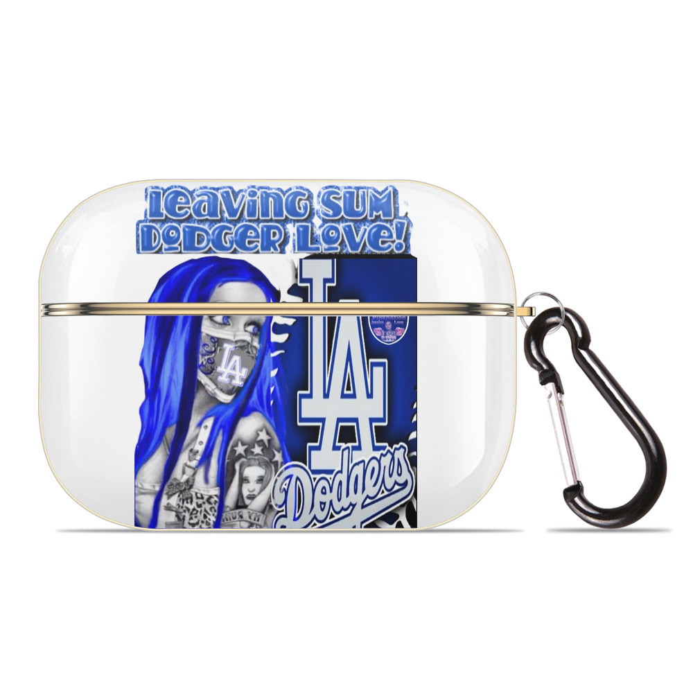  Luxury Gold AirPods Pro Case With Keychain, Flexible PC Material, Full Protection, Precise Cutouts, Anti-Fingerprint, Washable, Durable Design