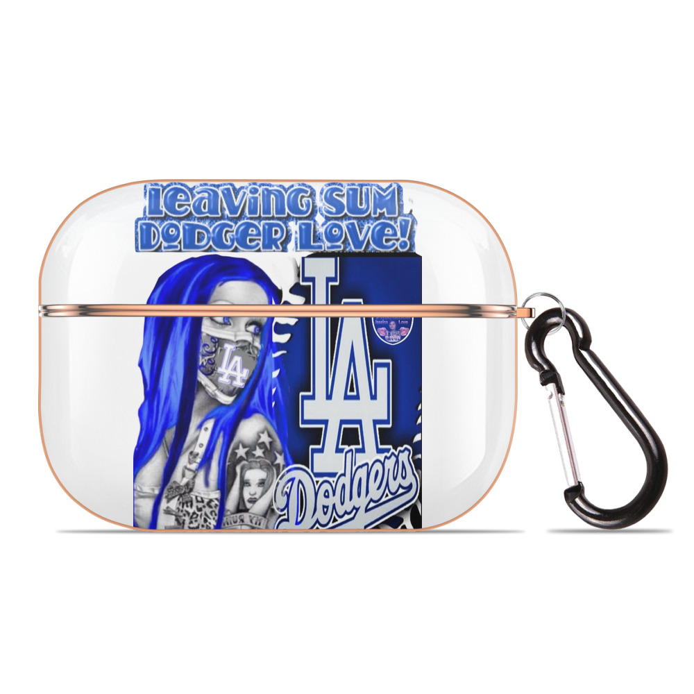  AirPods Pro Protective Case Rose Gold, Flexible PC Material, Precise Fit, Anti-Slip Cover, Full Protection, Fingerprint Resistant, Washable With Keychain