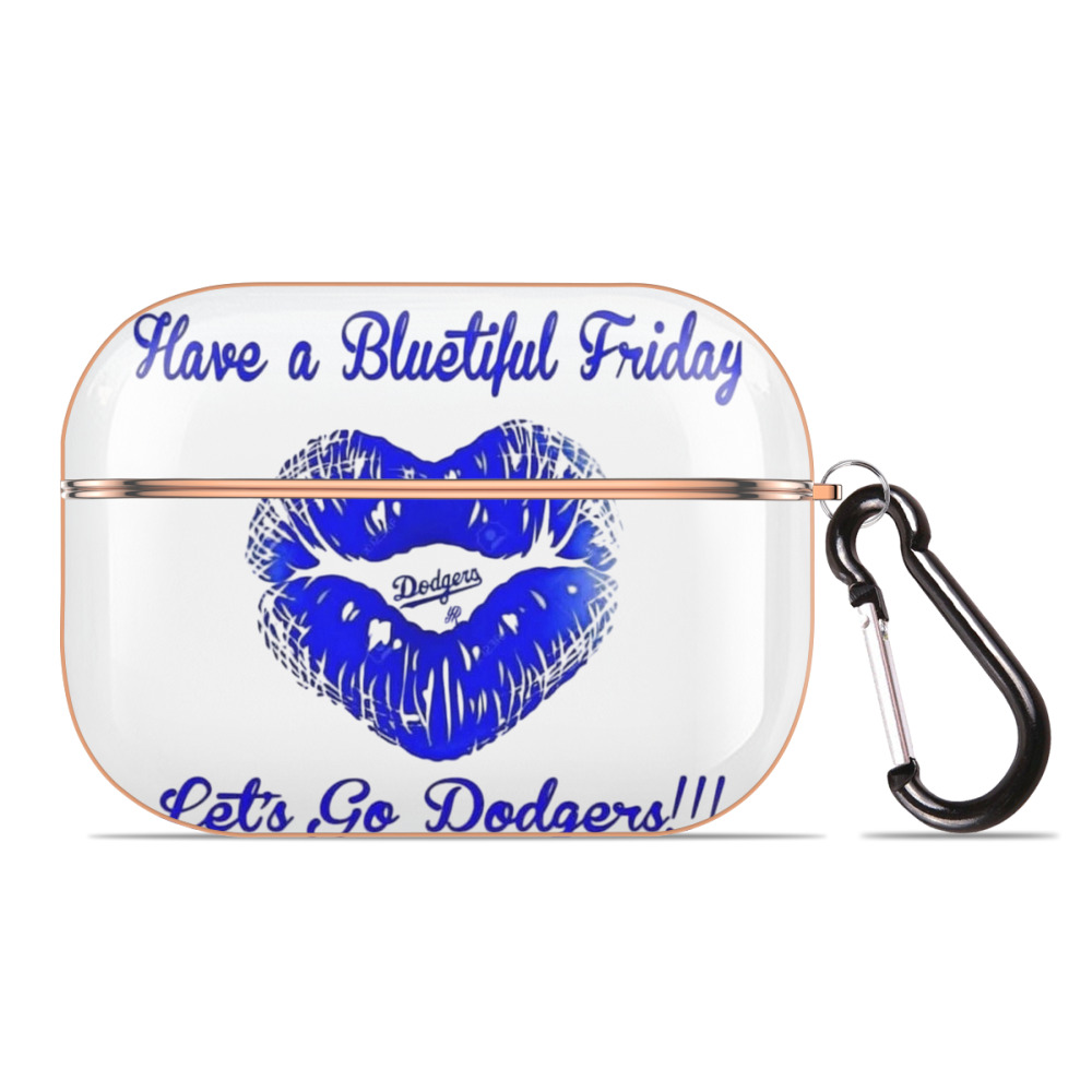  AirPods Pro Protective Case Rose Gold, Flexible PC Material, Precise Fit, Anti-Slip Cover, Full Protection, Fingerprint Resistant, Washable With Keychain