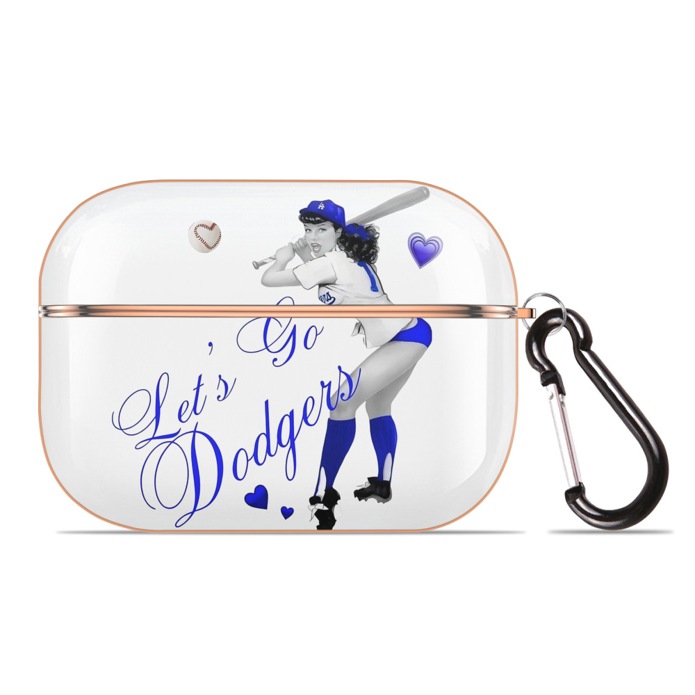  AirPods Pro Protective Case Rose Gold, Flexible PC Material, Precise Fit, Anti-Slip Cover, Full Protection, Fingerprint Resistant, Washable With Keychain