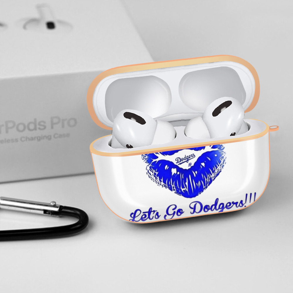  AirPods Pro Protective Case Rose Gold, Flexible PC Material, Precise Fit, Anti-Slip Cover, Full Protection, Fingerprint Resistant, Washable With Keychain