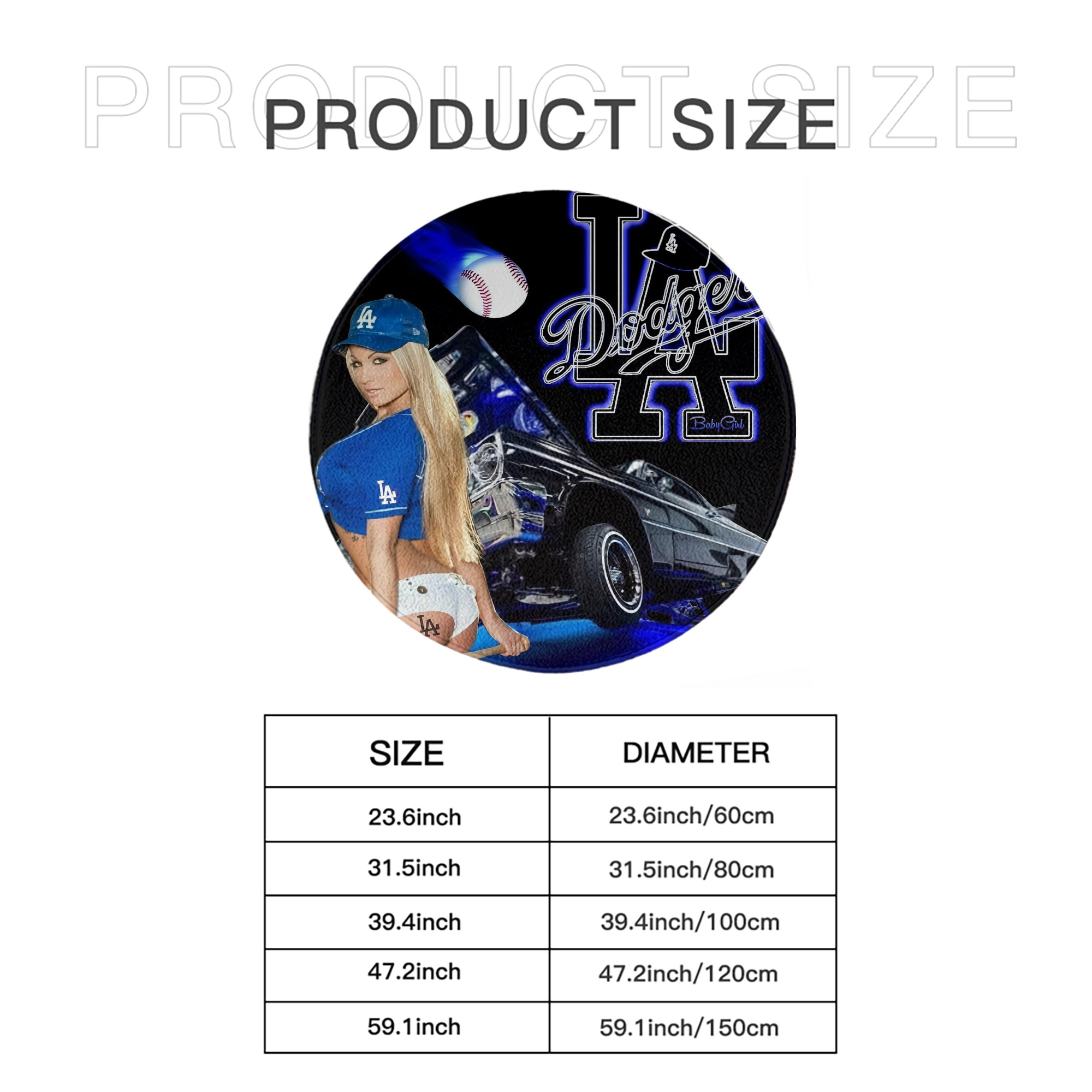  Round Floor Mat – Soft Flannel & High-Density Sponge Core – Non-Slip Dot Backing – Durable Stitched Edges – Quick-Dry & Breathable – Perfect For Home, Bathroom & Living Room