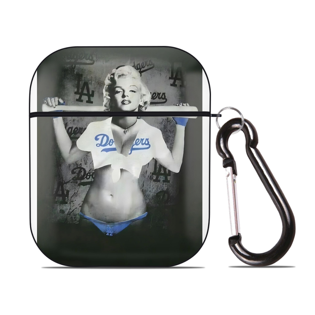  AirPods 2 Case Hard Shell Black, Flexible PC Material, Precise Cutouts, Full Protection, Anti-Fingerprint, Washable, Includes Keychain – Durable & Slim Design