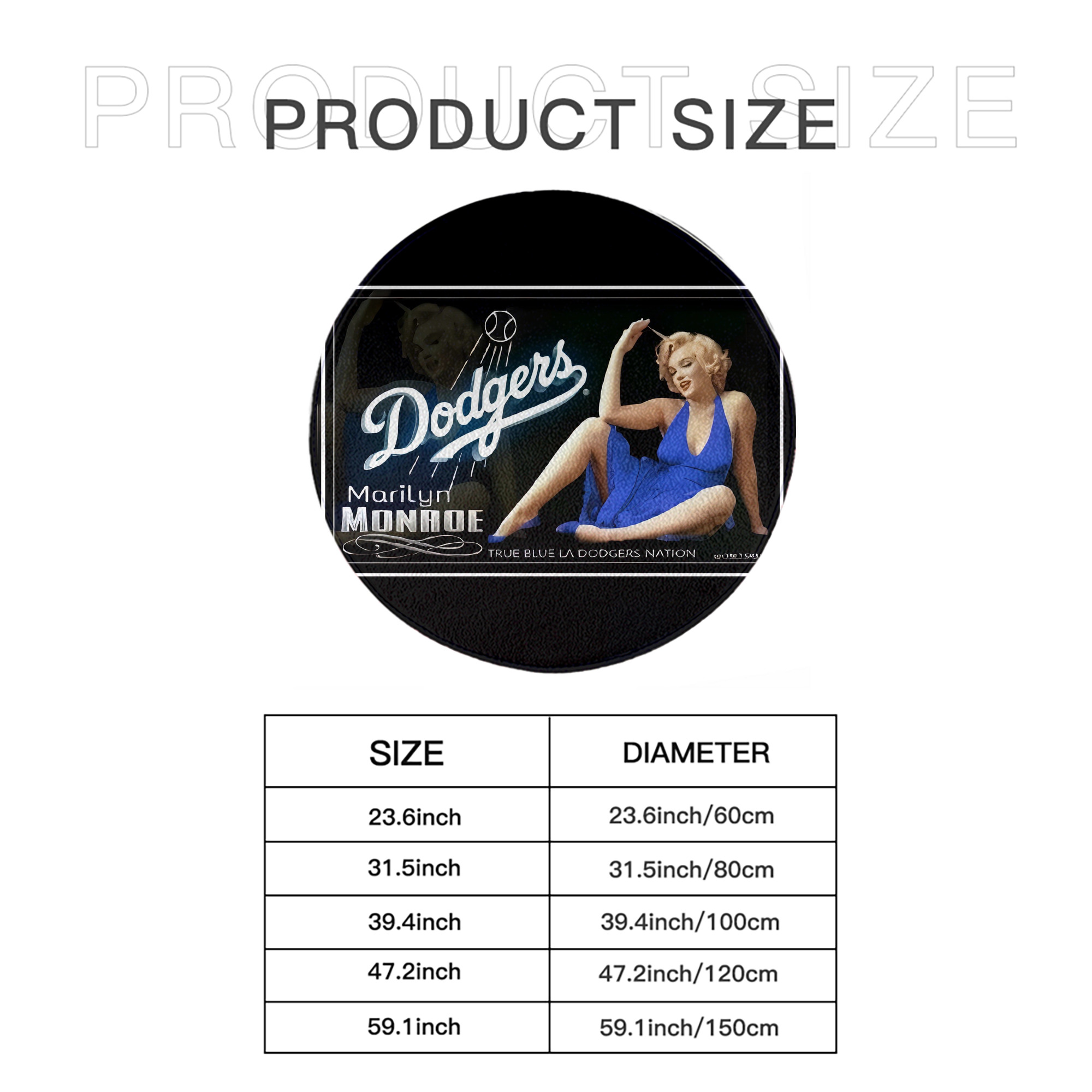  Round Floor Mat – Soft Flannel & High-Density Sponge Core – Non-Slip Dot Backing – Durable Stitched Edges – Quick-Dry & Breathable – Perfect For Home, Bathroom & Living Room