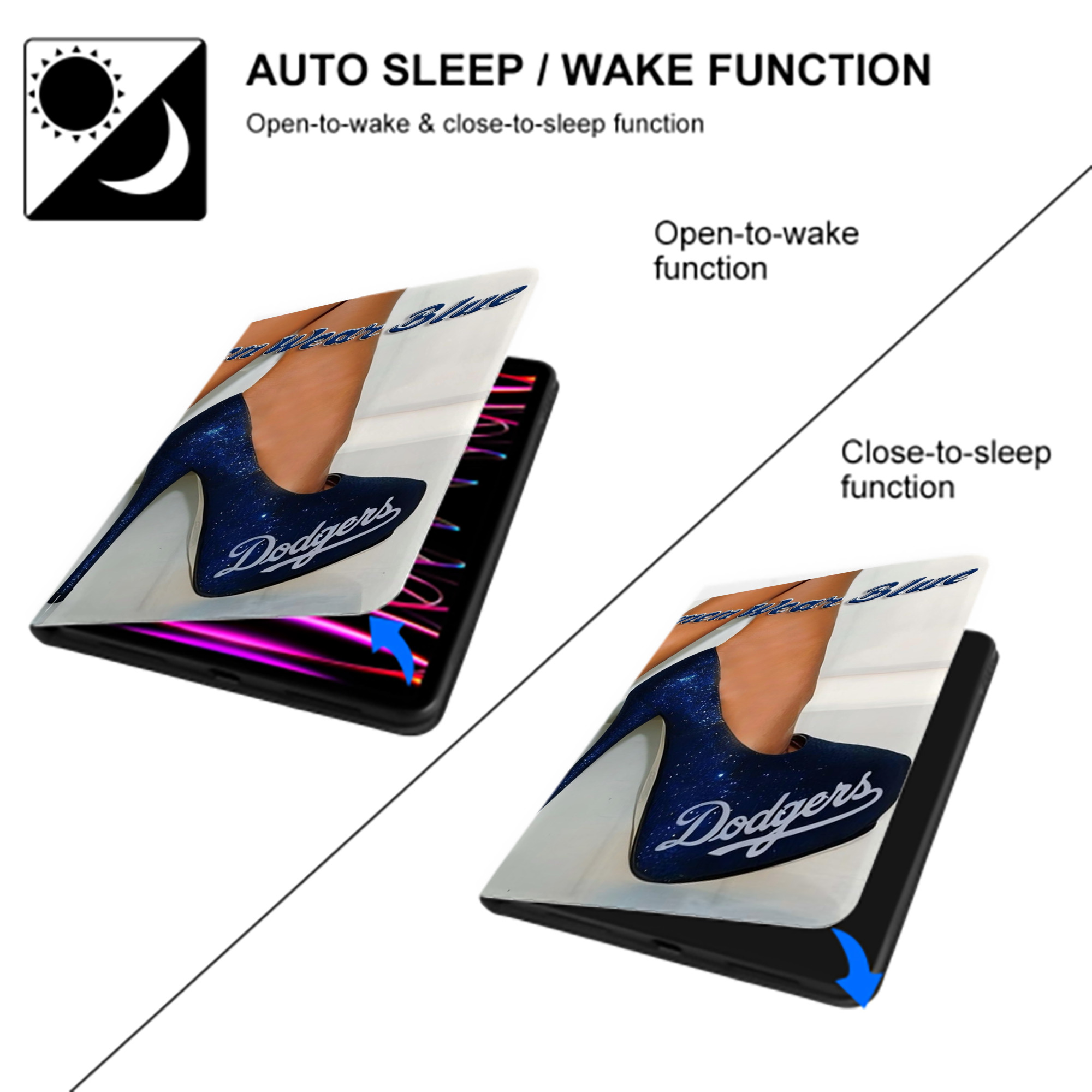  IPad Case Without Pencil Slot – Book-Style Cover With PU Leather & TPU – Slim, Durable, Scratch-Resistant, Full Protection & Easy Access